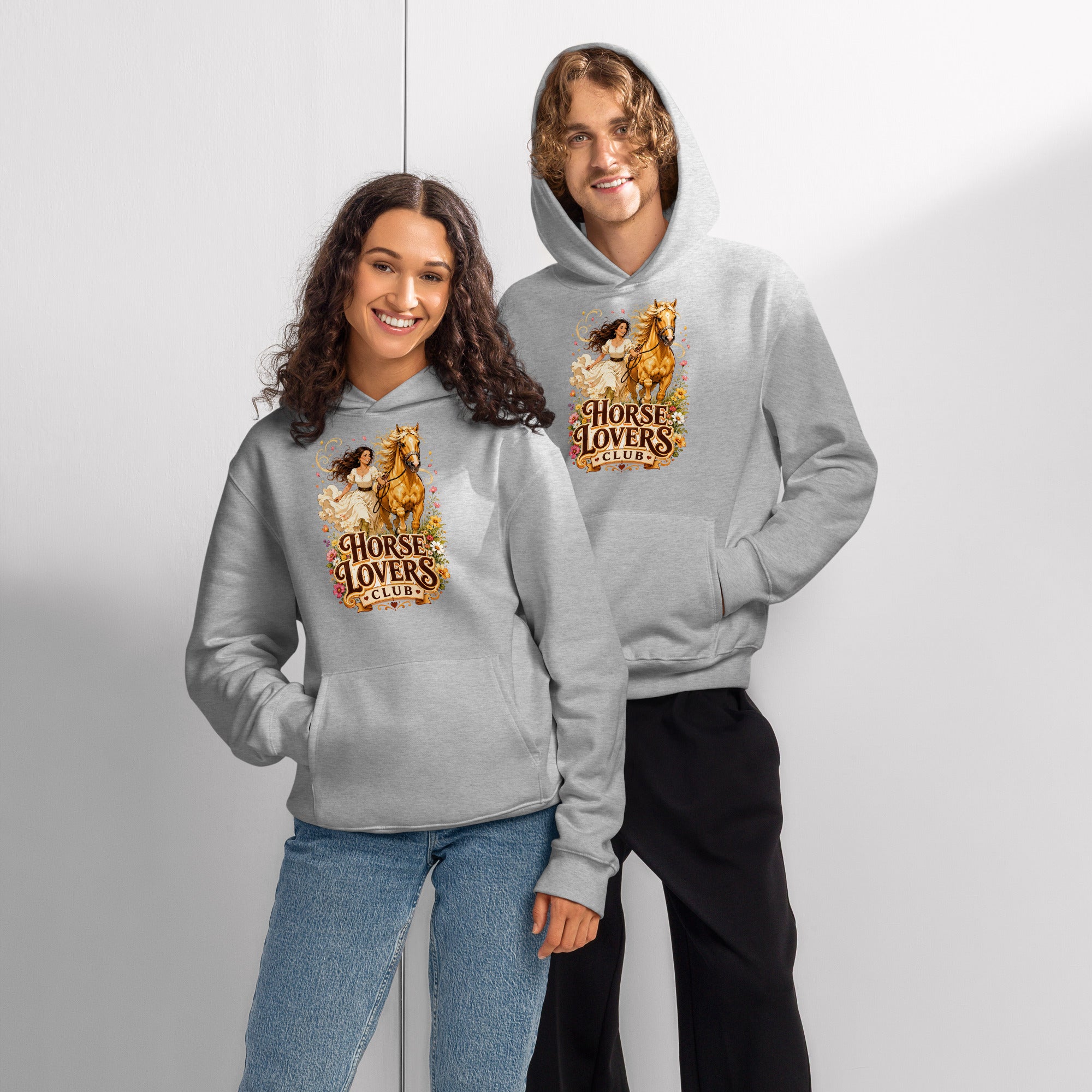 Horse Lovers Club: Golden Palomino - Oversized Heavyweight Hoodie by printfluence.net