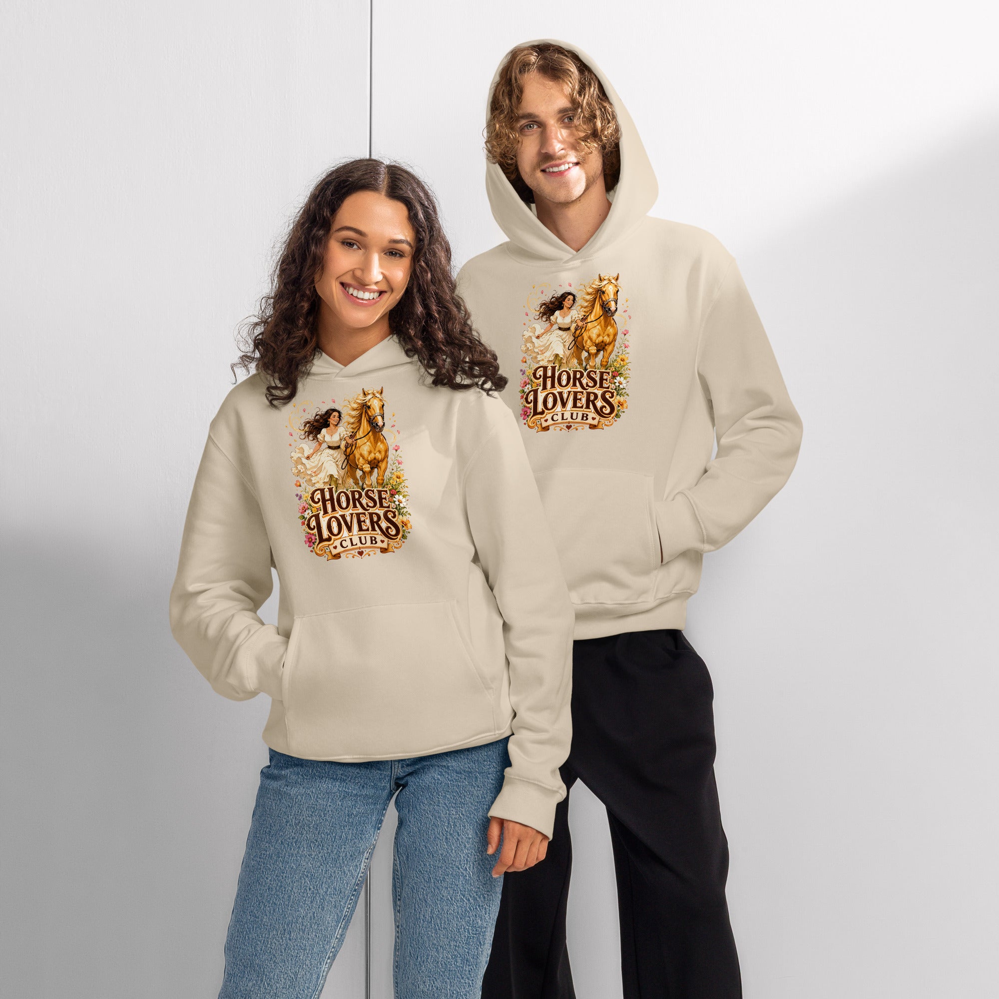 Horse Lovers Club: Golden Palomino - Oversized Heavyweight Hoodie by printfluence.net
