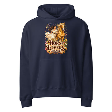 Horse Lovers Club: Golden Palomino - Oversized Heavyweight Hoodie by printfluence.net