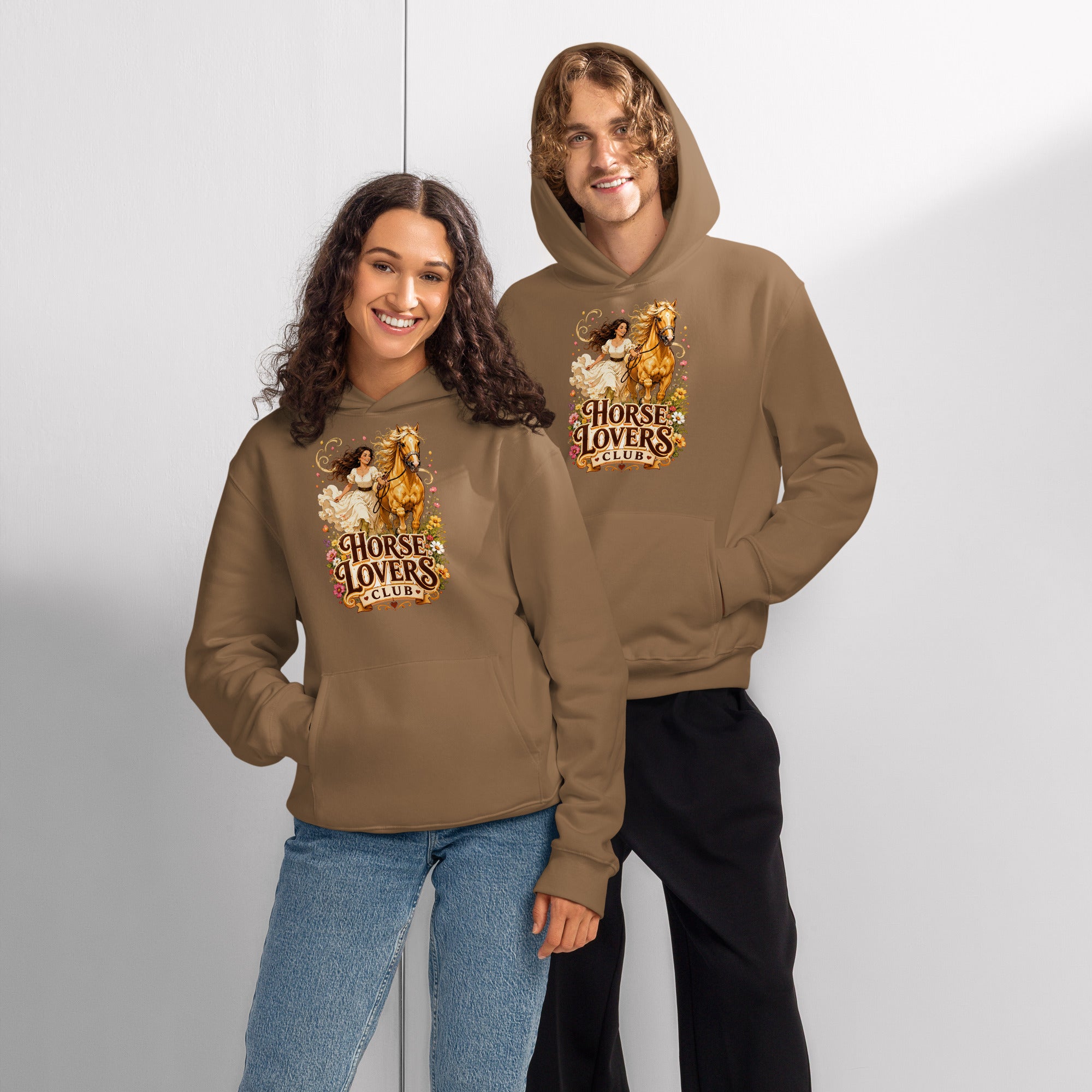 Horse Lovers Club: Golden Palomino - Oversized Heavyweight Hoodie by printfluence.net