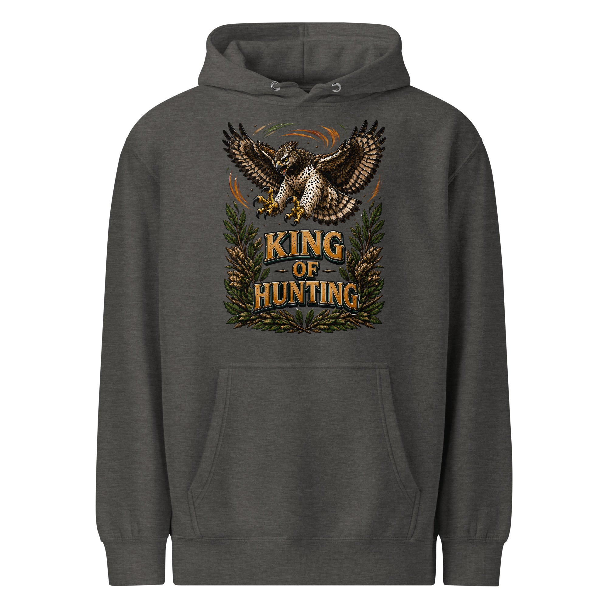 King Of Hunting Eagle Lovers Unisex Premium Hoodie by printfluence.net