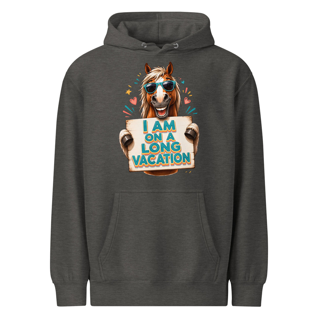 Funny Horse Vacation Premium Hoodie | Horse Lovers Gift by printfluence.net