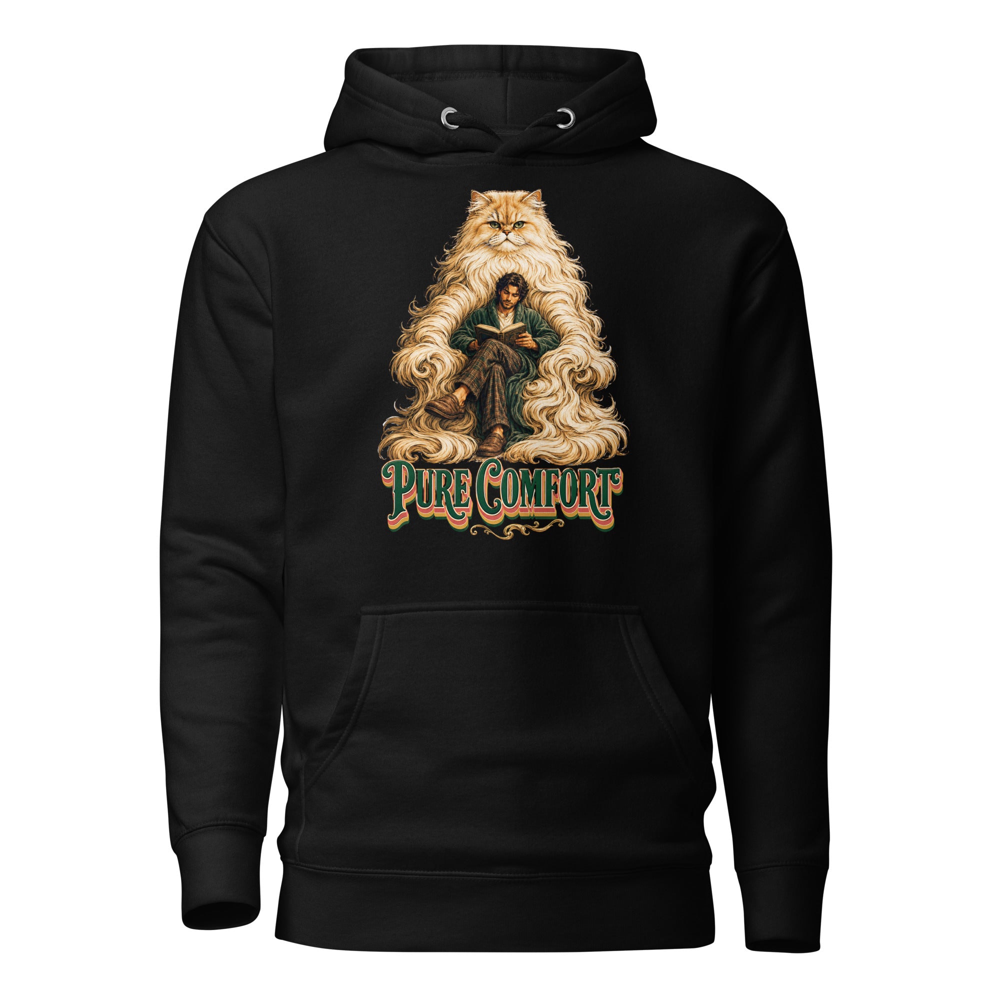 Cat Lovers Premium Pullover Hoodie Pure Comfort by printfluence.net