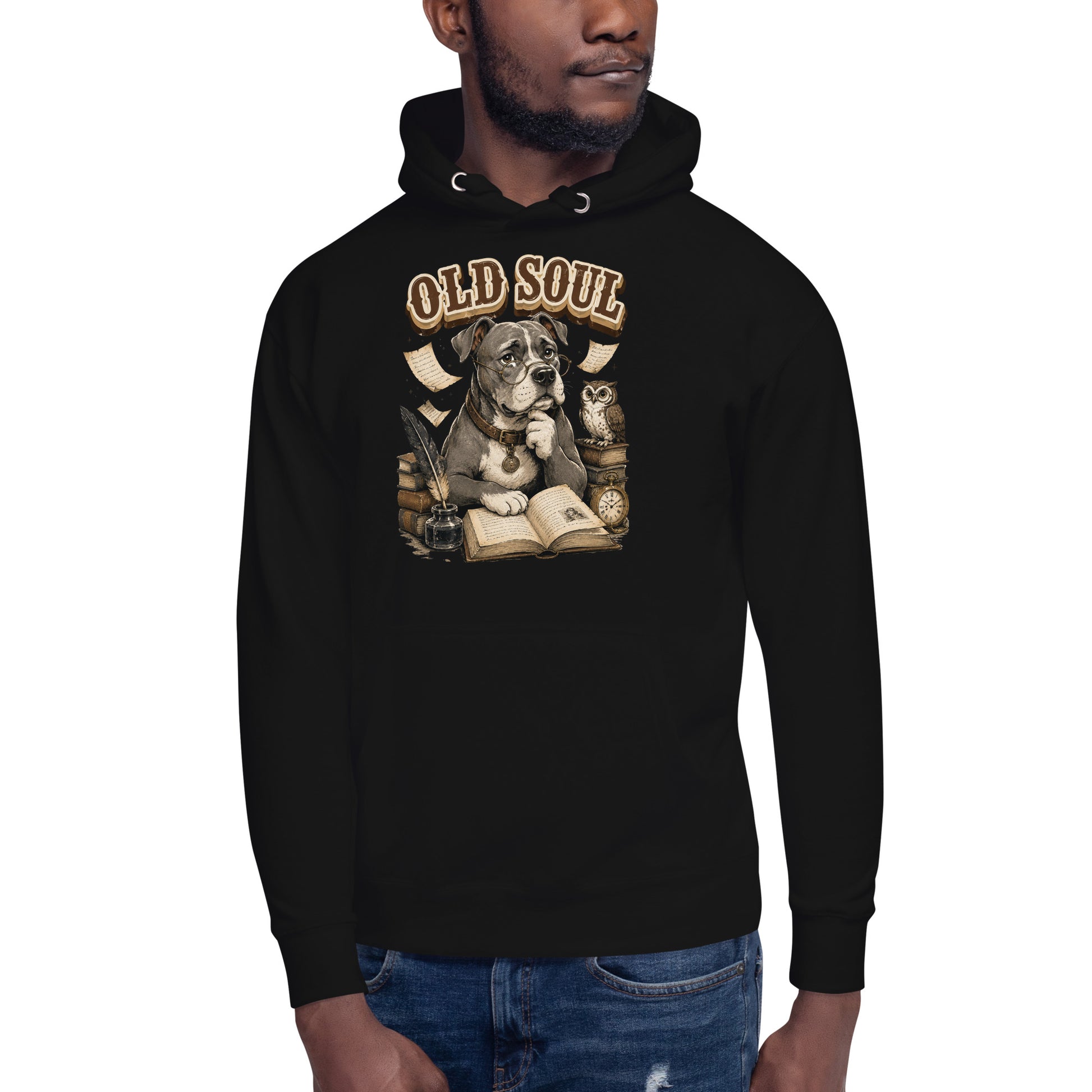 Pitbull Lovers | Unisex Premium Pullover Hoodie — Old Soul by printfluence.net