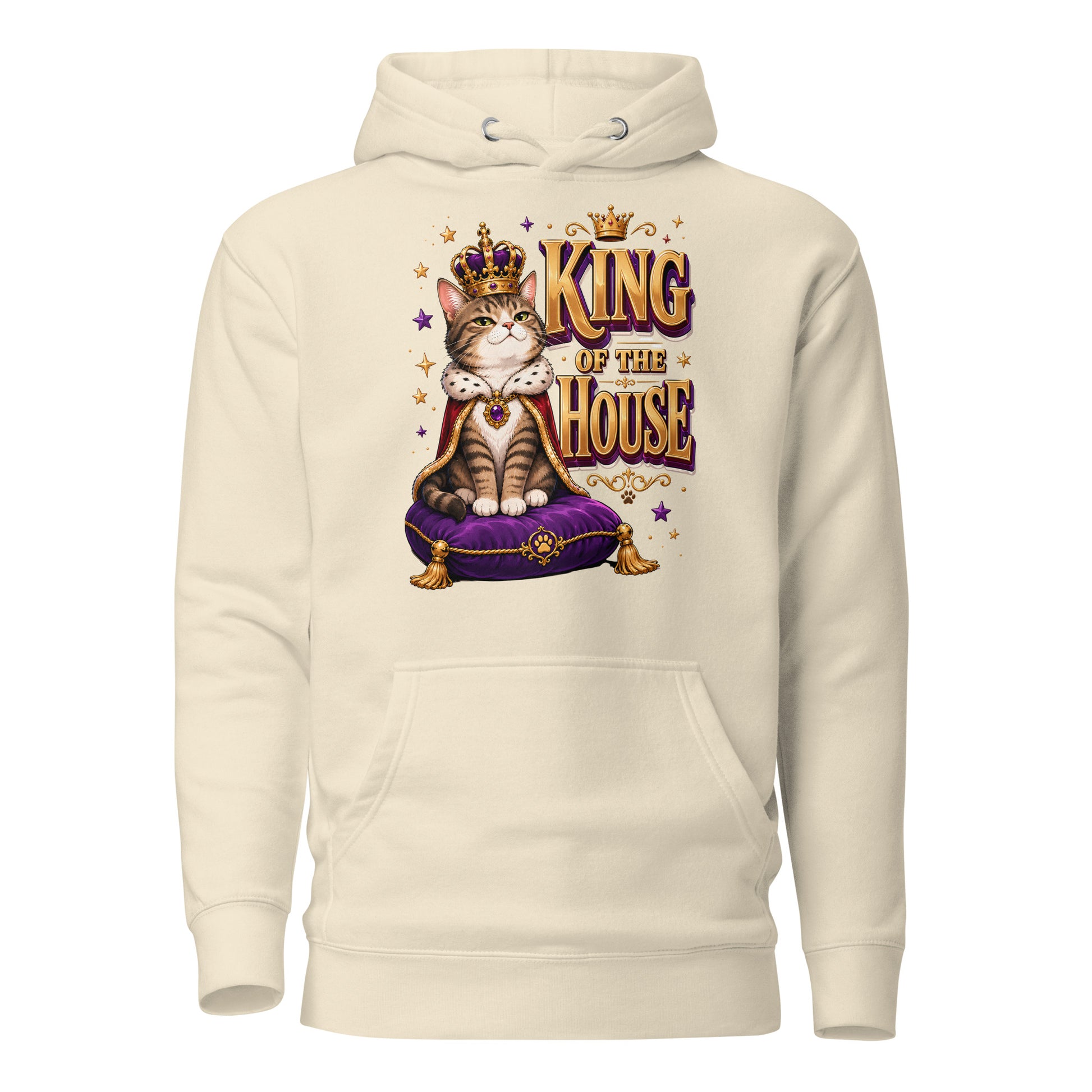 Elite King Of The House - Premium Luxury Hoodie for Cat Lovers by printfluence.net