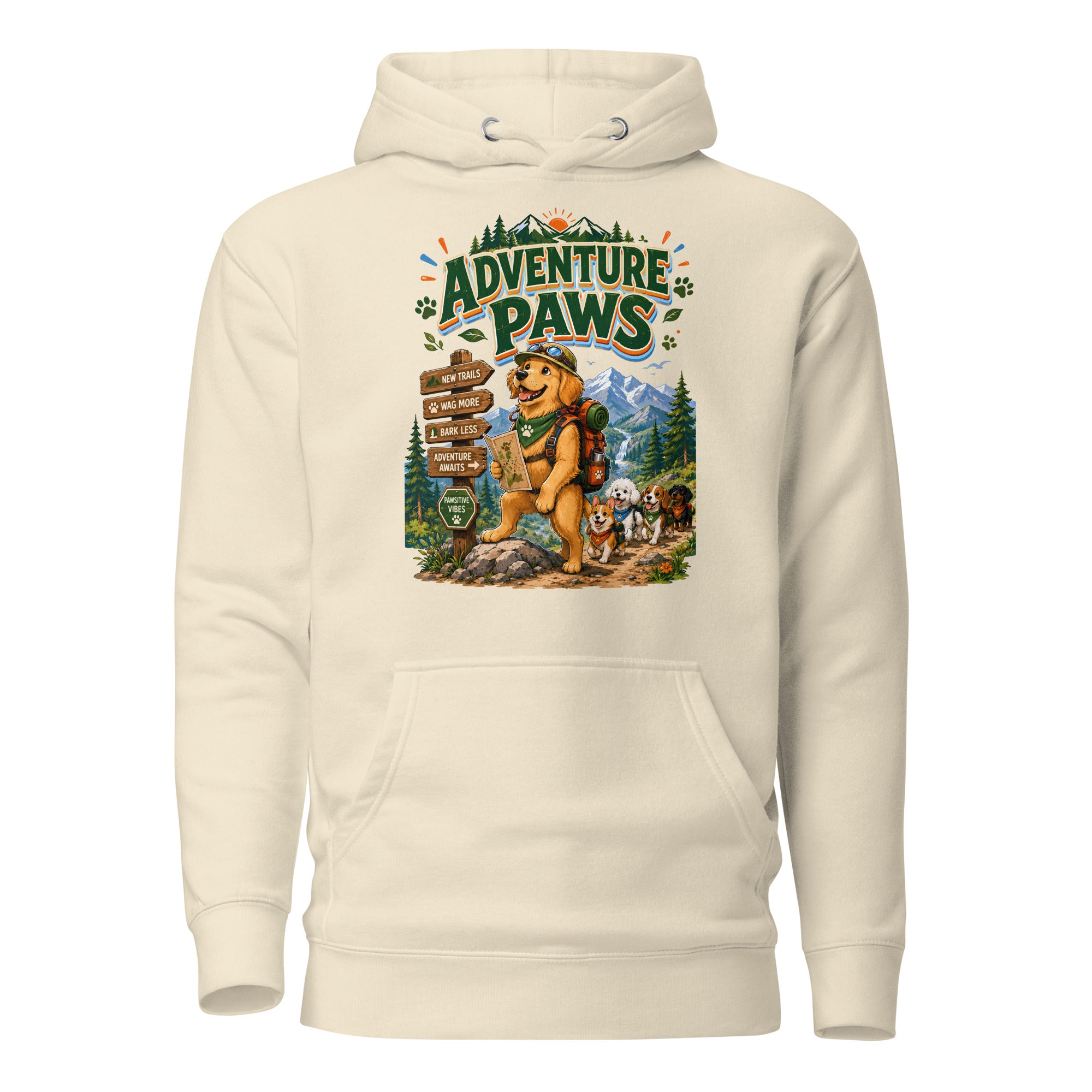 Elite Adventure Paws - Premium Luxury Hiking Hoodie for Dog Lovers by printfluence.net