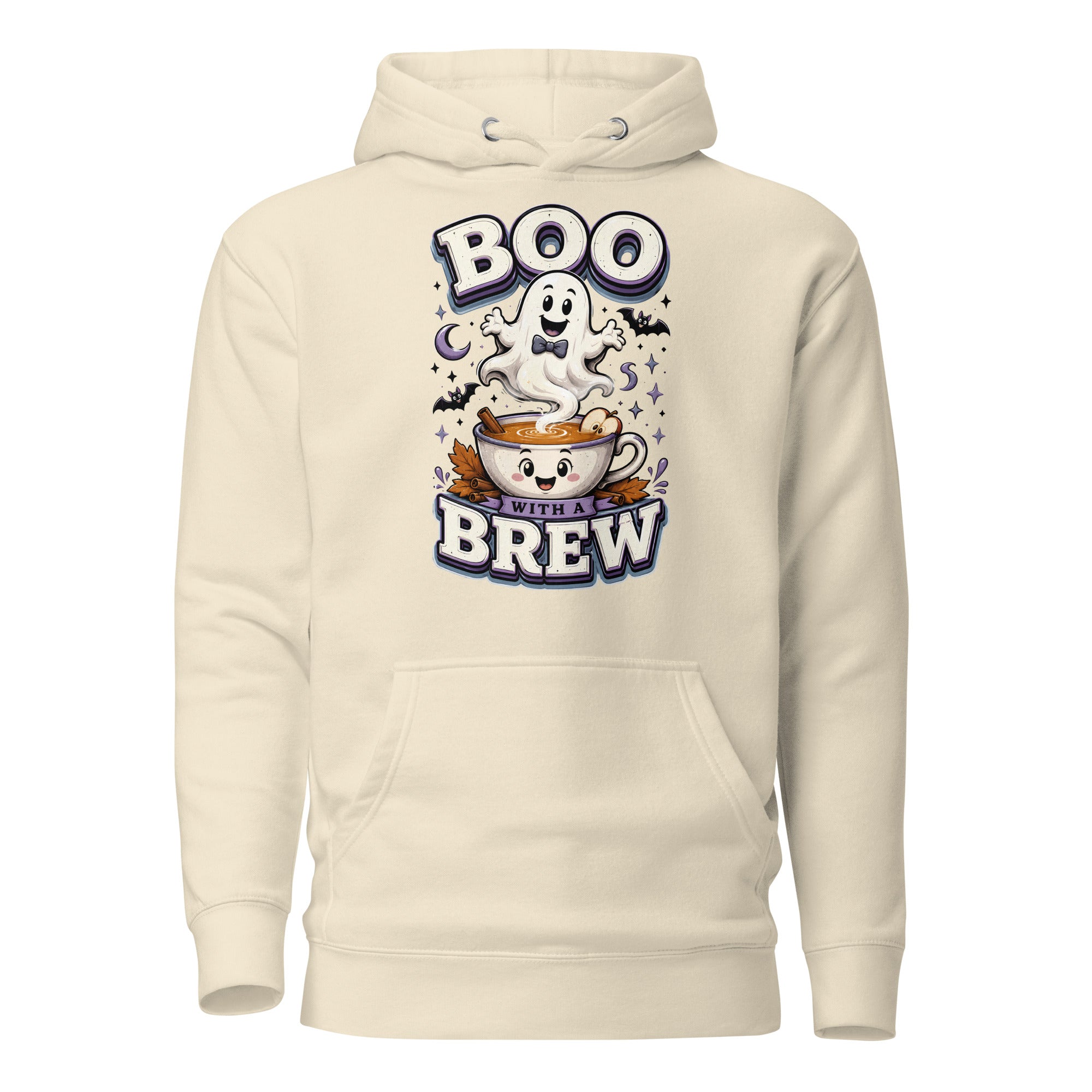 Boo With A Brew Cozy Horror Mystery Unisex Hoodie by printfluence.net