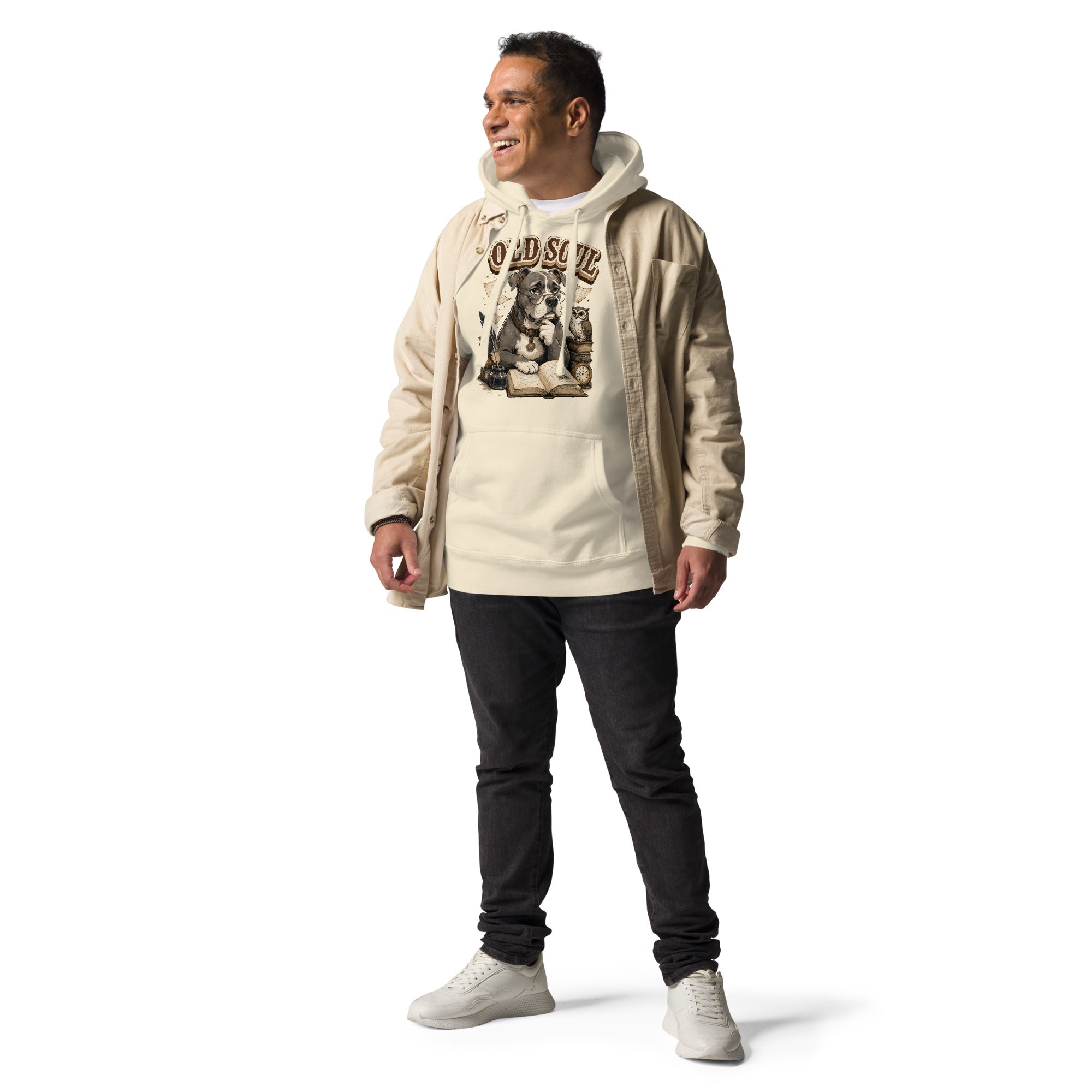 Pitbull Lovers | Unisex Premium Pullover Hoodie — Old Soul by printfluence.net