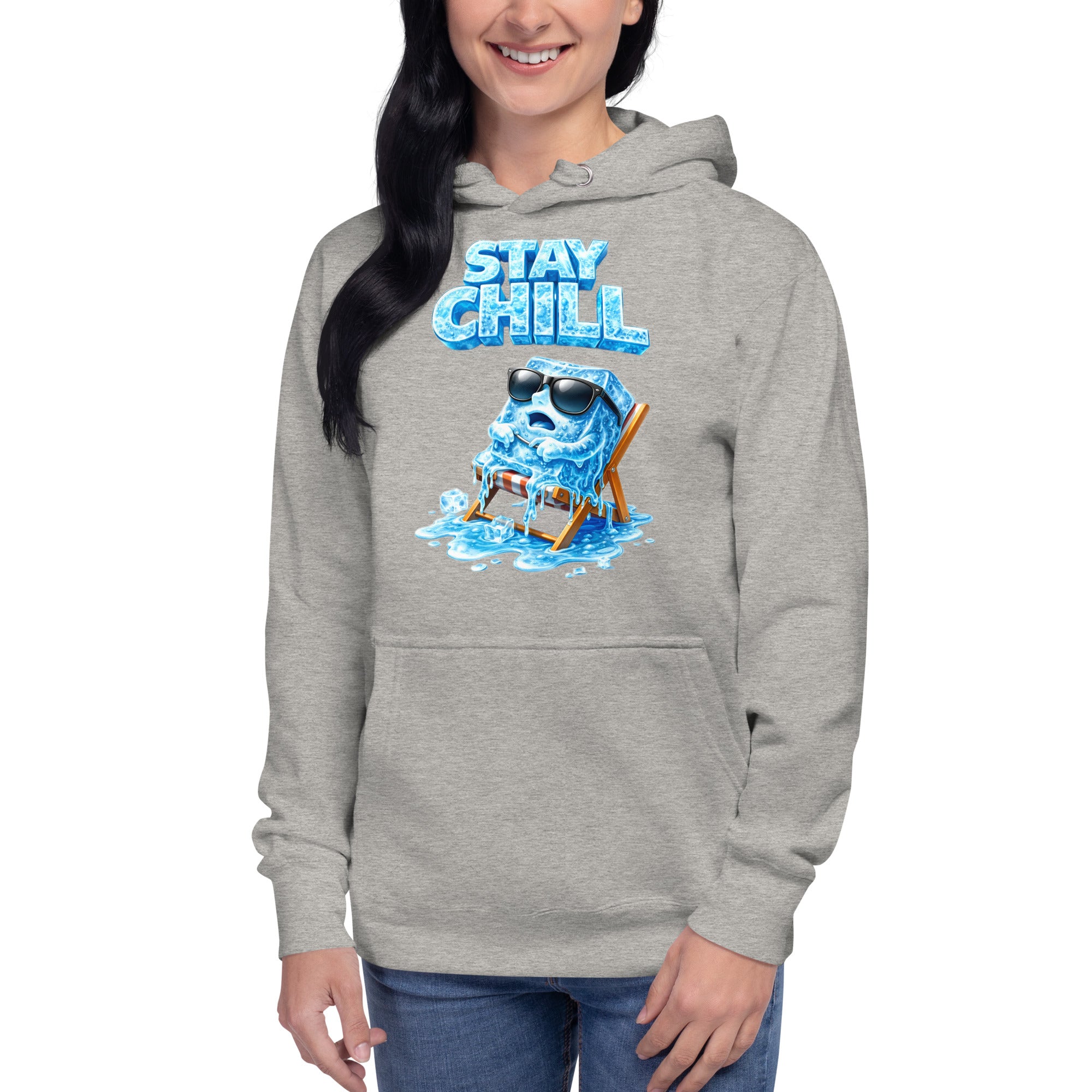 Unisex Hoodie - Stay Chill: The Ultimate Cool Ice Cube Unisex Hoodie 🧊❄️ by printfluence.net