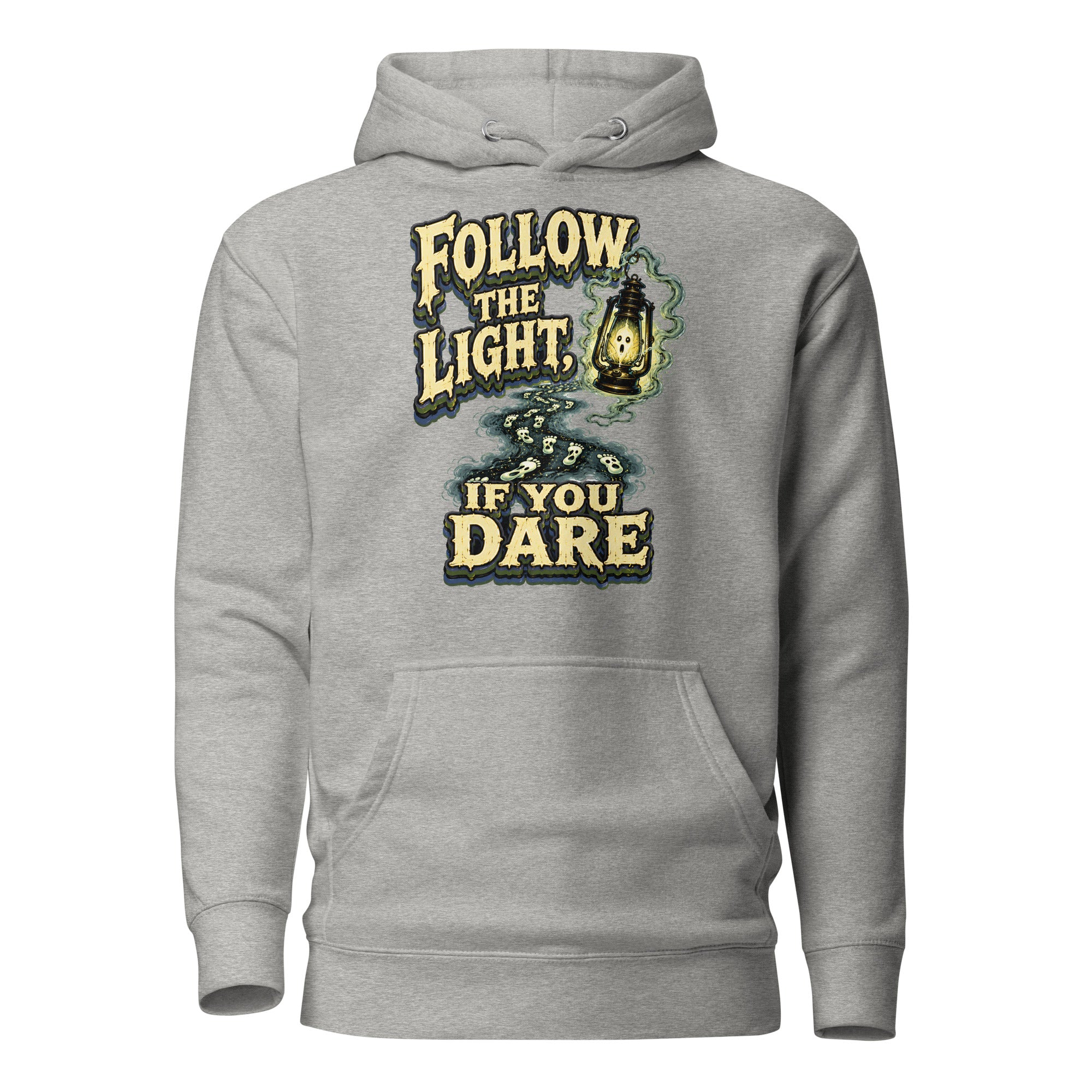 Follow The Light | Premium Horror Mystery Unisex Hoodie by printfluence.net