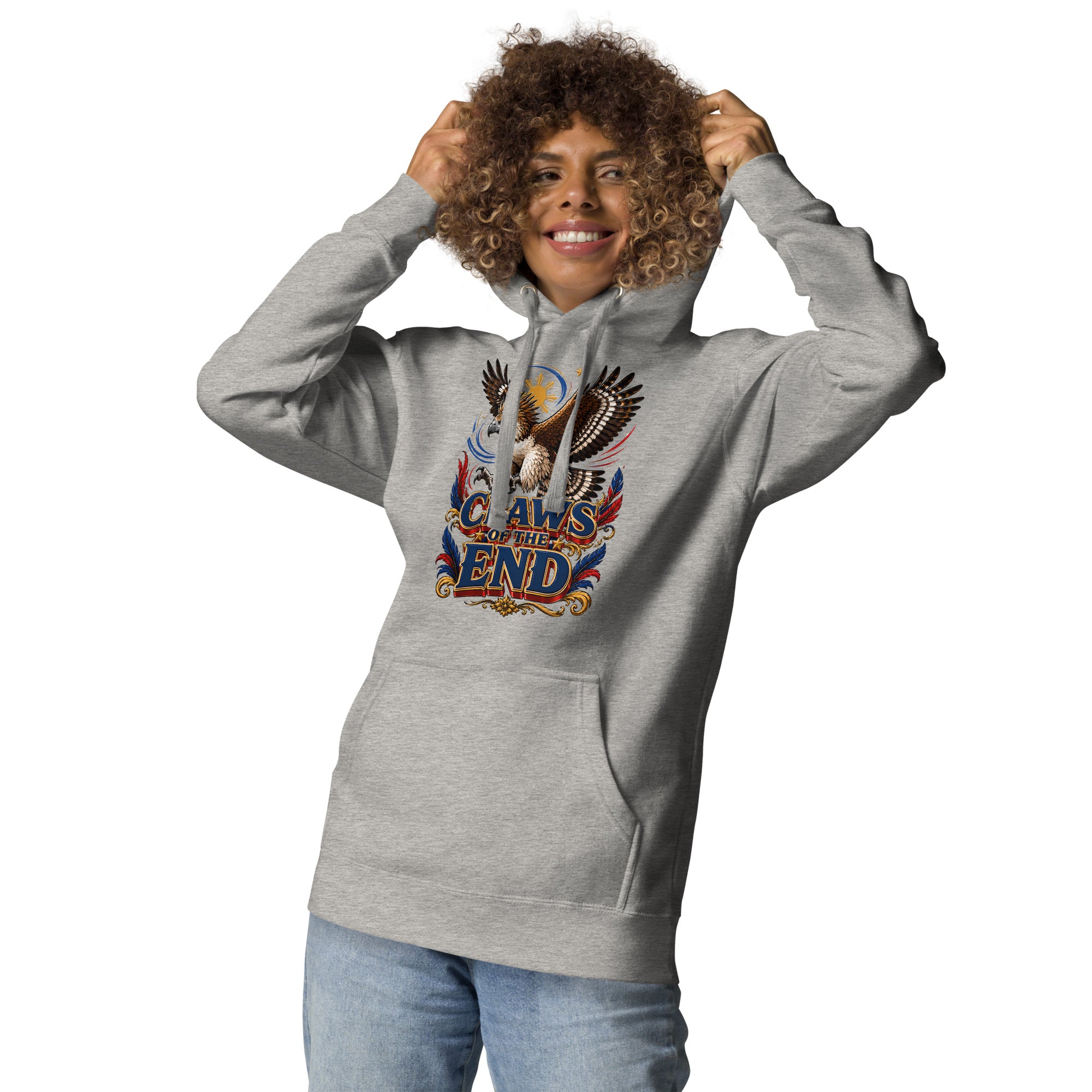 Philippine Eagle Claws Of The End Unisex Hoodie by printfluence.net