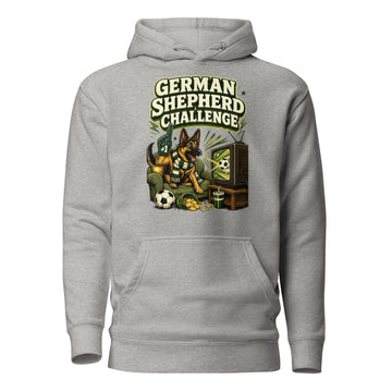 German Shepherd Challenge Game Day Unisex Hoodie by printfluence.net