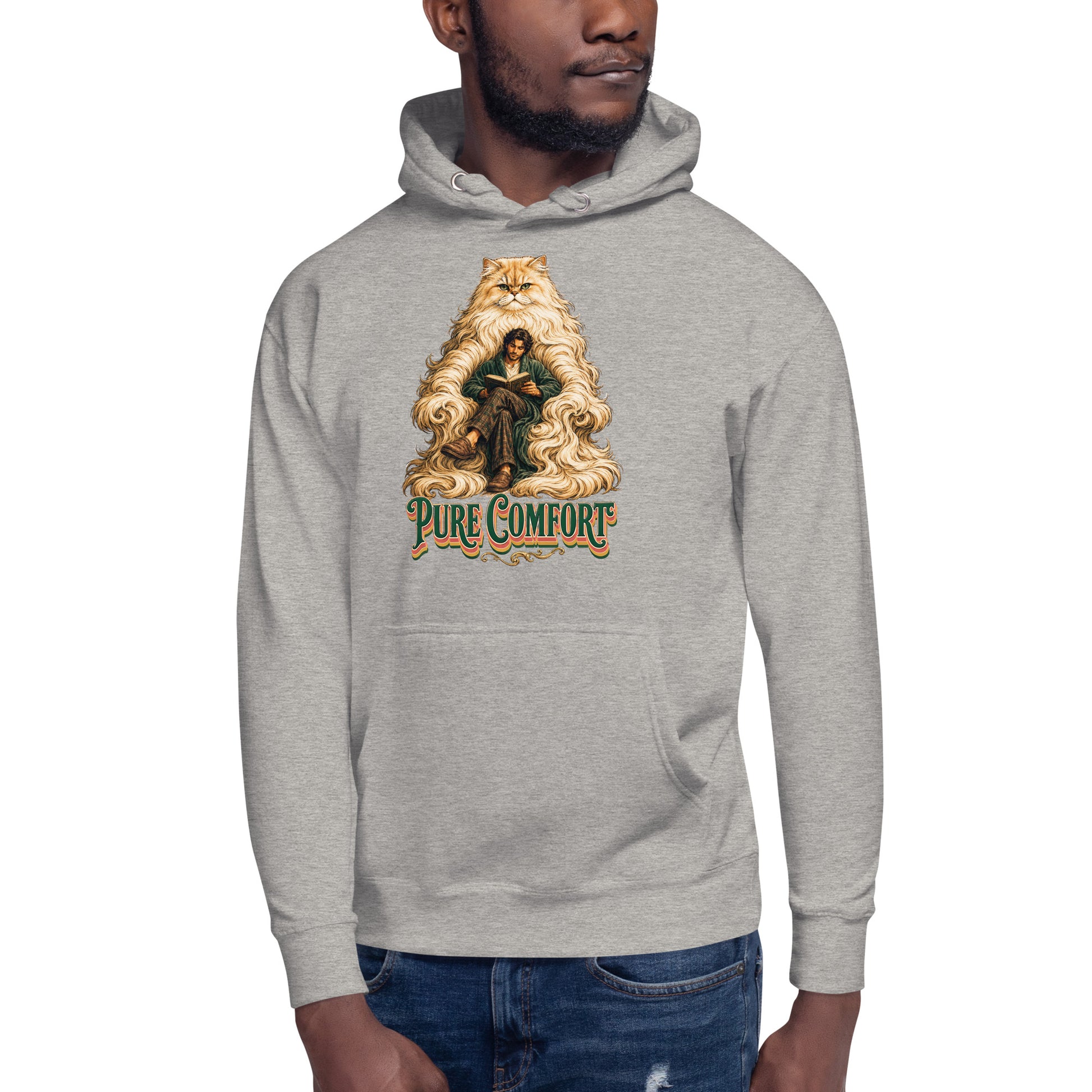 Cat Lovers Premium Pullover Hoodie Pure Comfort by printfluence.net