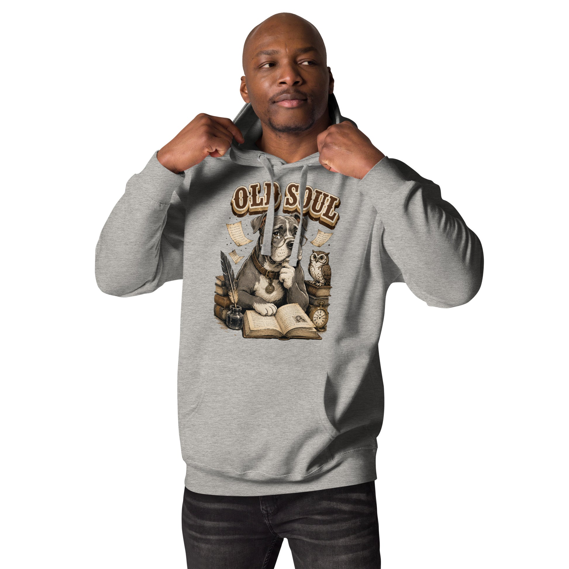 Pitbull Lovers | Unisex Premium Pullover Hoodie — Old Soul by printfluence.net