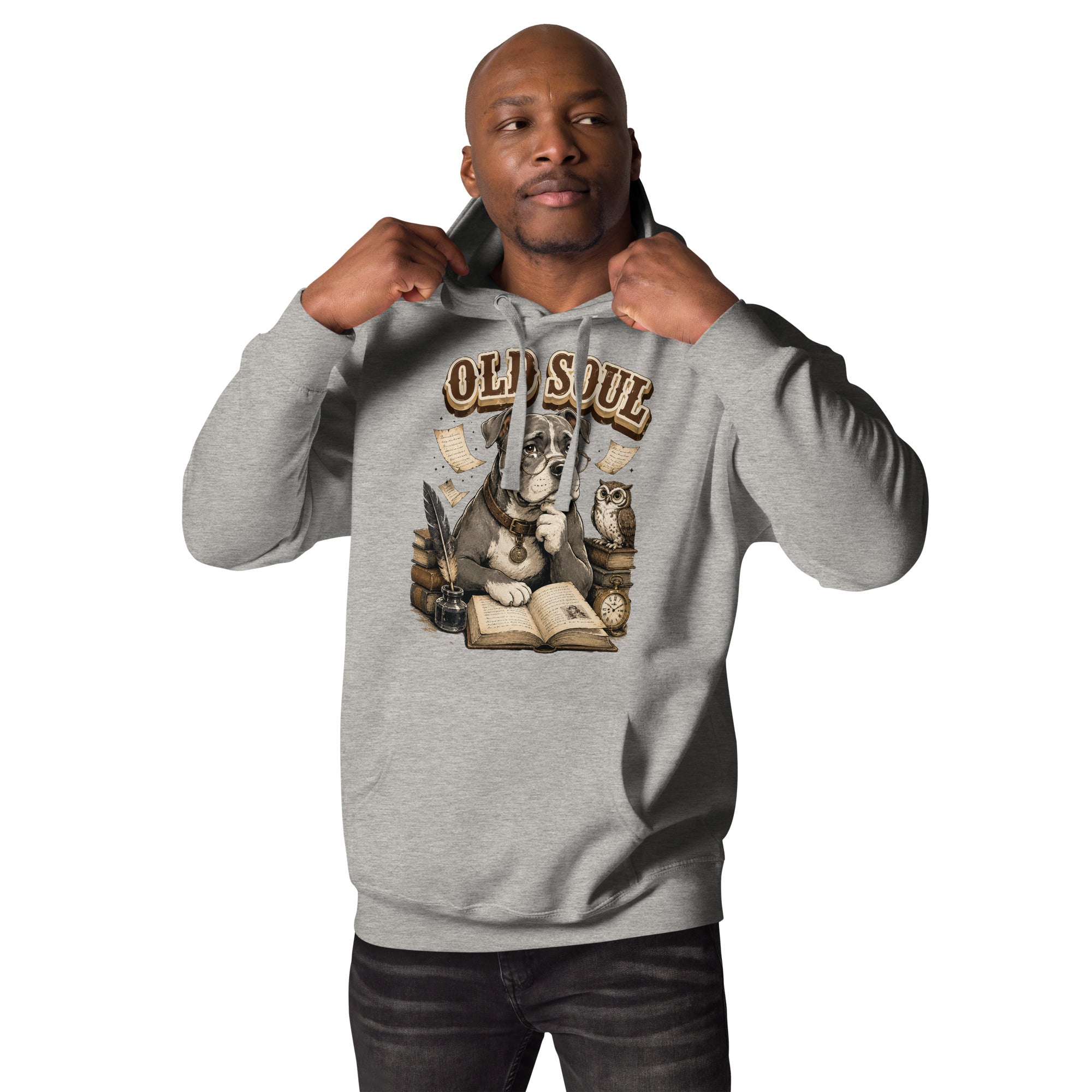 Pitbull Lovers | Unisex Premium Pullover Hoodie — Old Soul by printfluence.net
