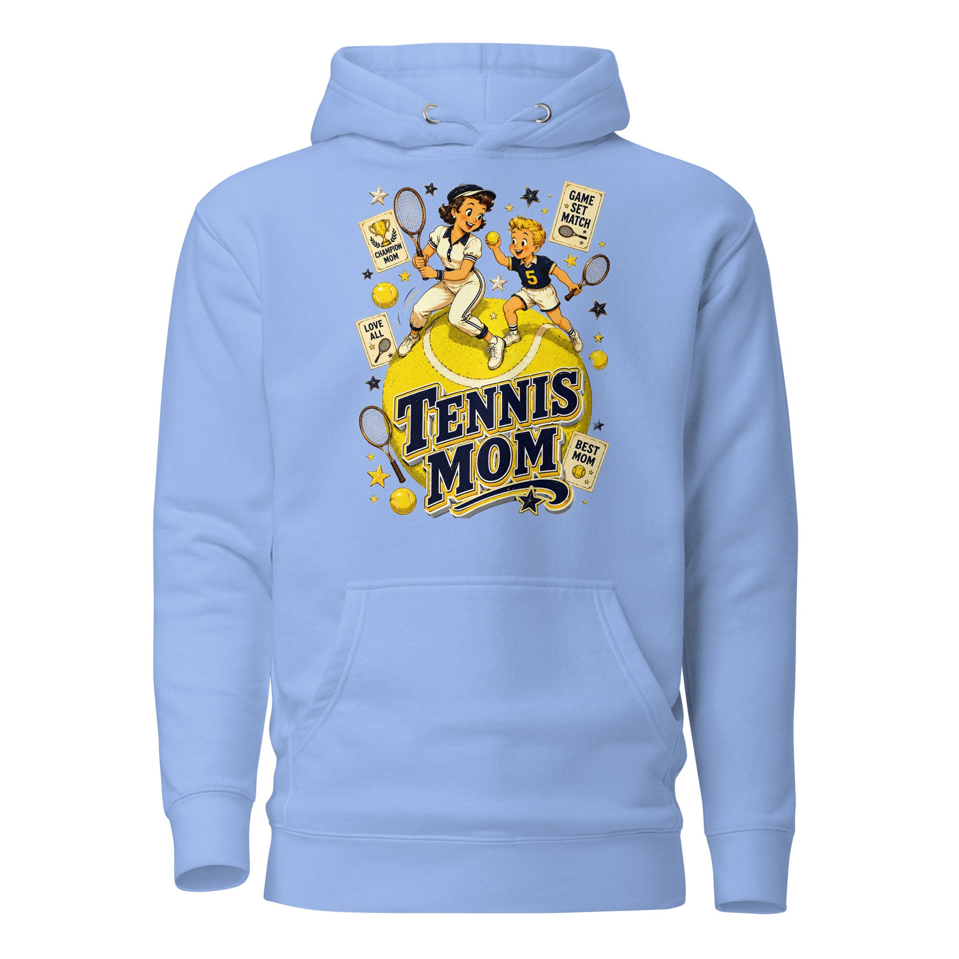 Unisex Hoodie - Elite Tennis Mom Champion - Premium Mother's Day by printfluence.net