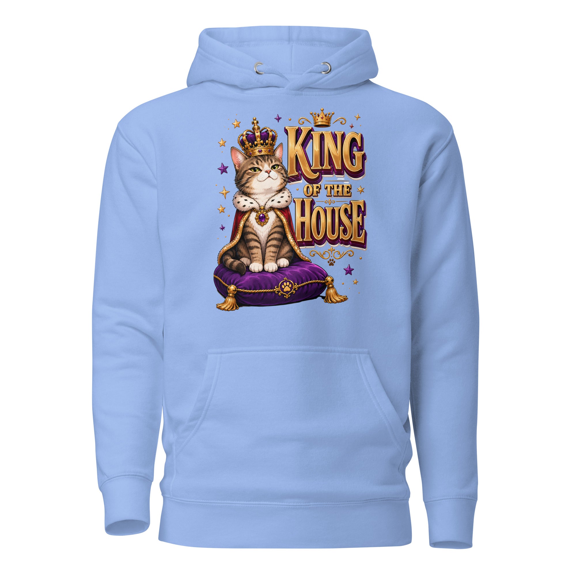 Elite King Of The House - Premium Luxury Hoodie for Cat Lovers by printfluence.net