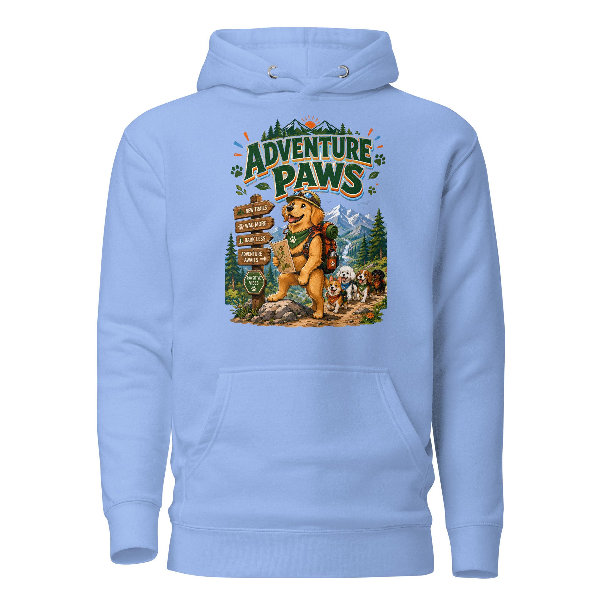 Elite Adventure Paws - Premium Luxury Hiking Hoodie for Dog Lovers by printfluence.net