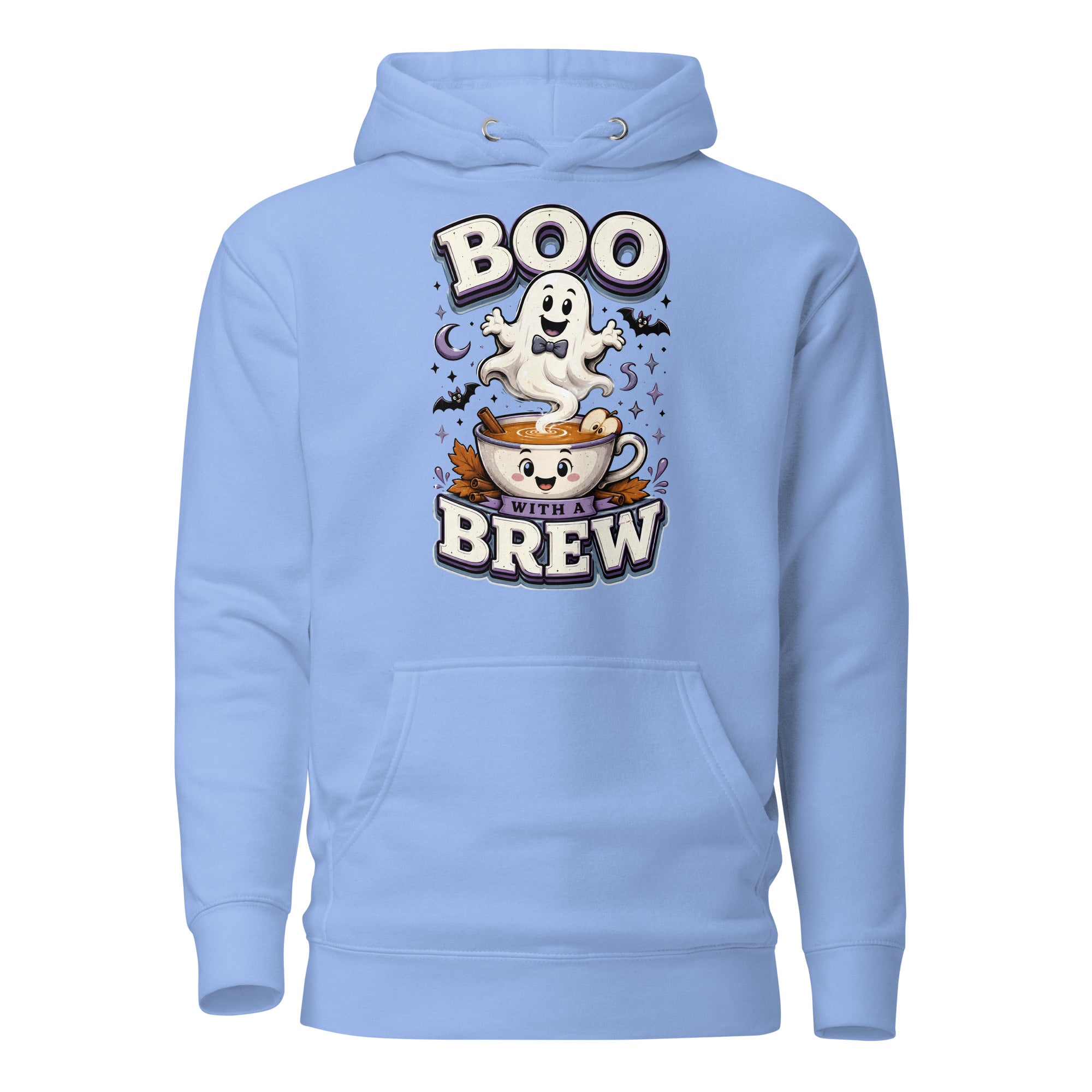 Boo With A Brew Cozy Horror Mystery Unisex Hoodie by printfluence.net