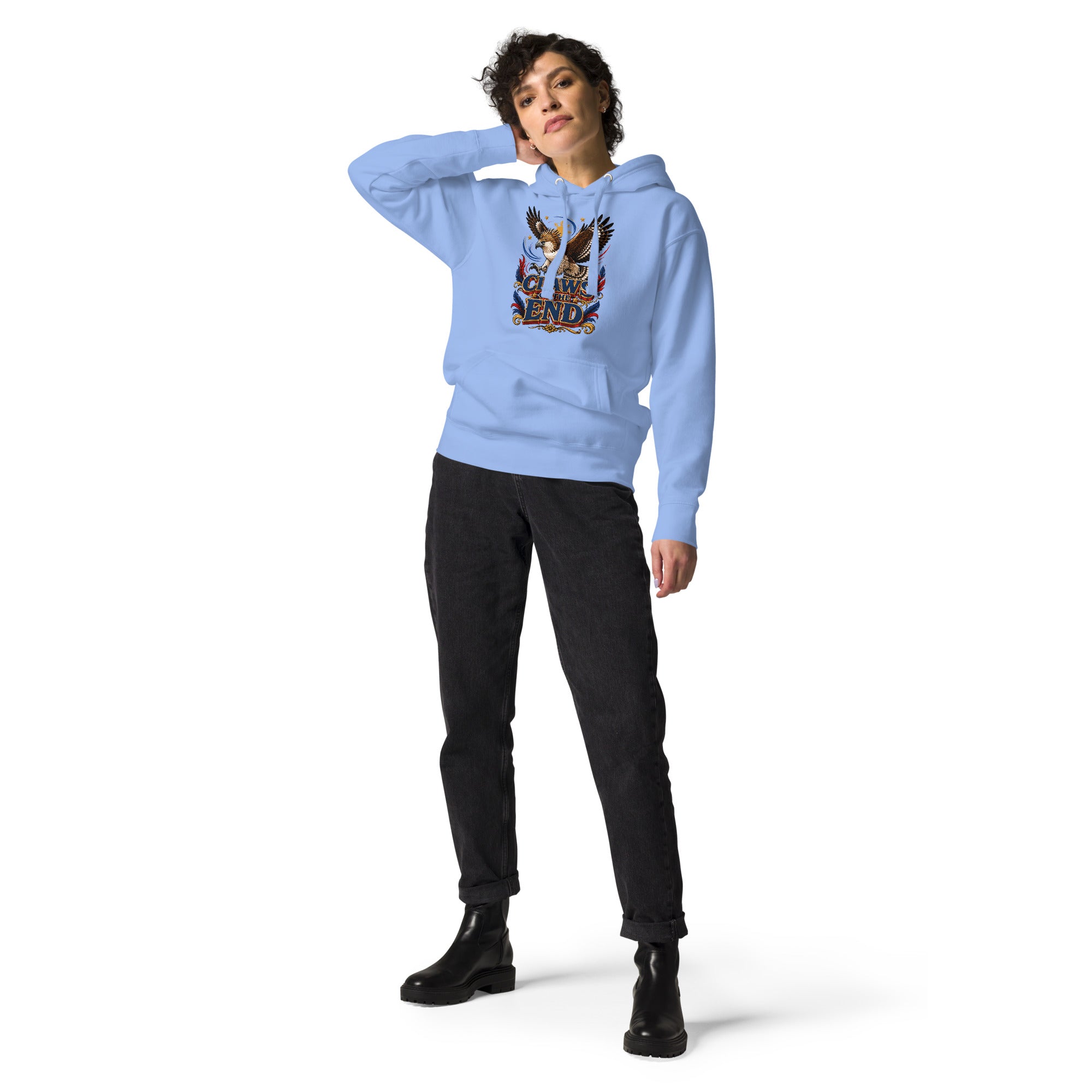 Philippine Eagle Claws Of The End Unisex Hoodie by printfluence.net
