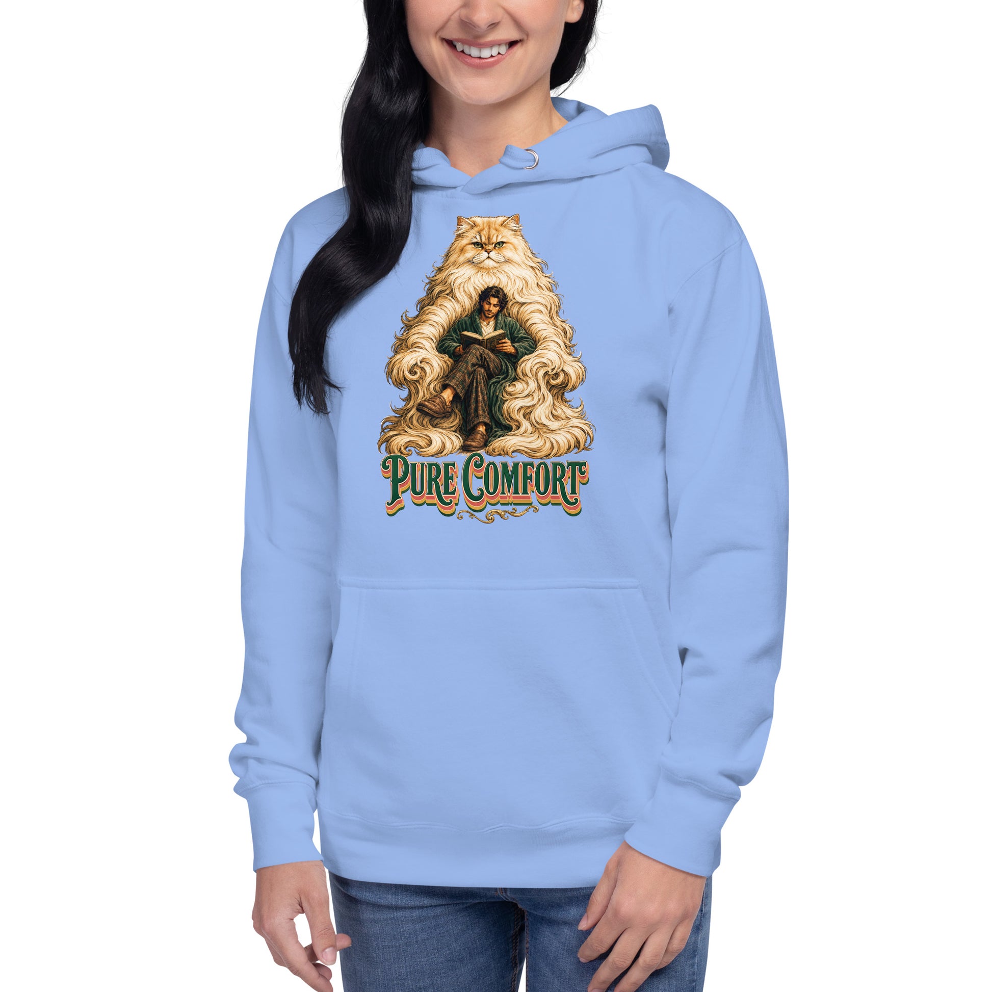 Cat Lovers Premium Pullover Hoodie Pure Comfort by printfluence.net