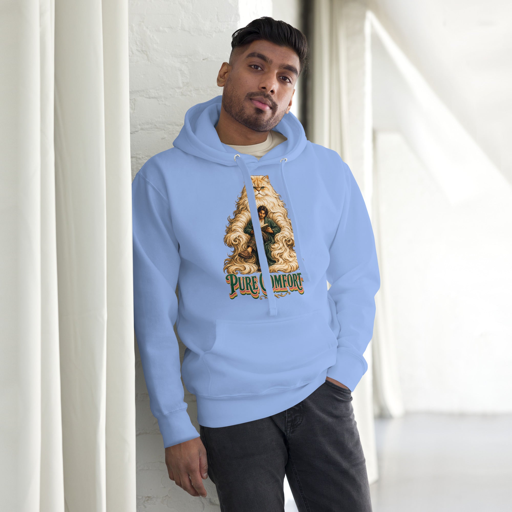 Cat Lovers Premium Pullover Hoodie Pure Comfort by printfluence.net