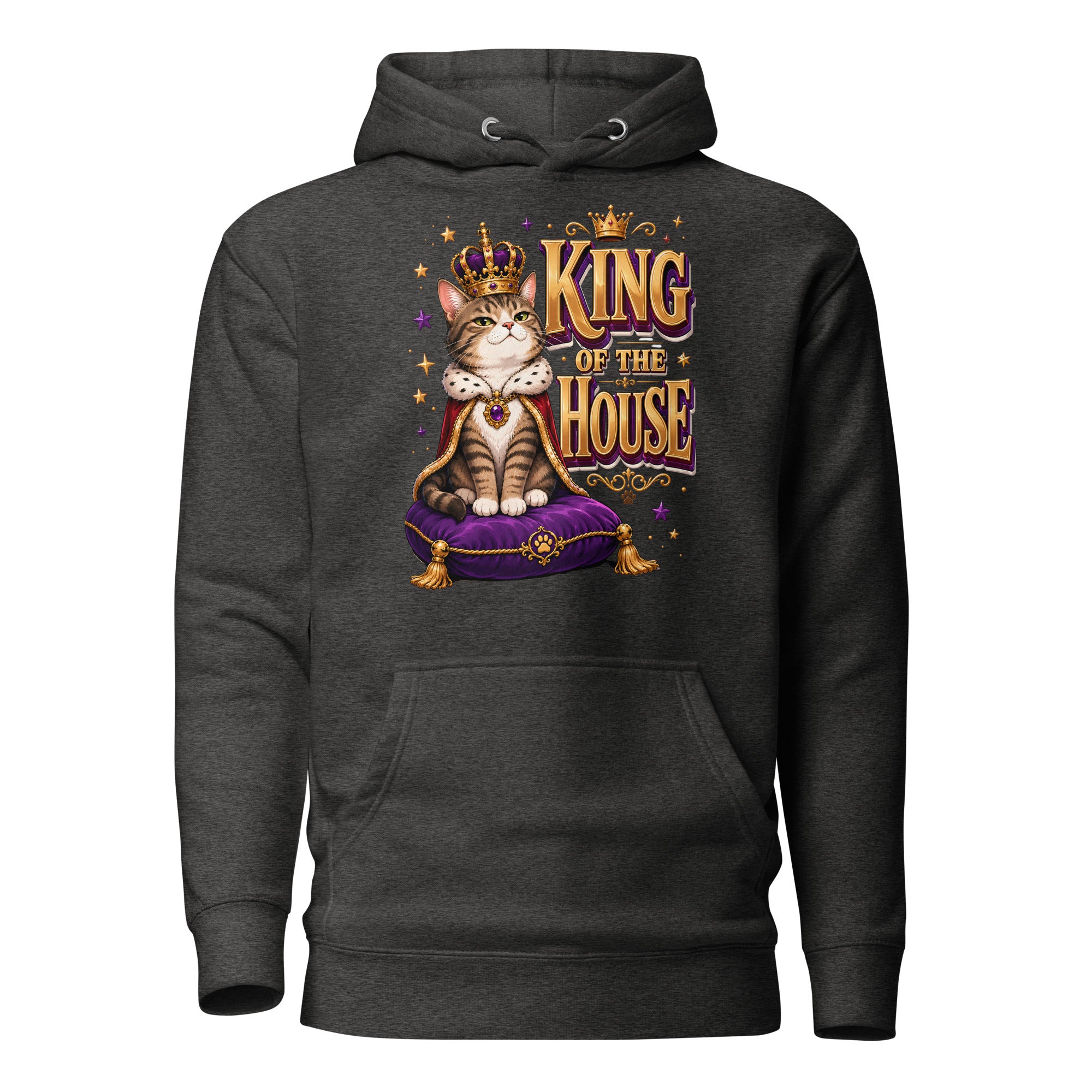 Elite King Of The House - Premium Luxury Hoodie for Cat Lovers by printfluence.net
