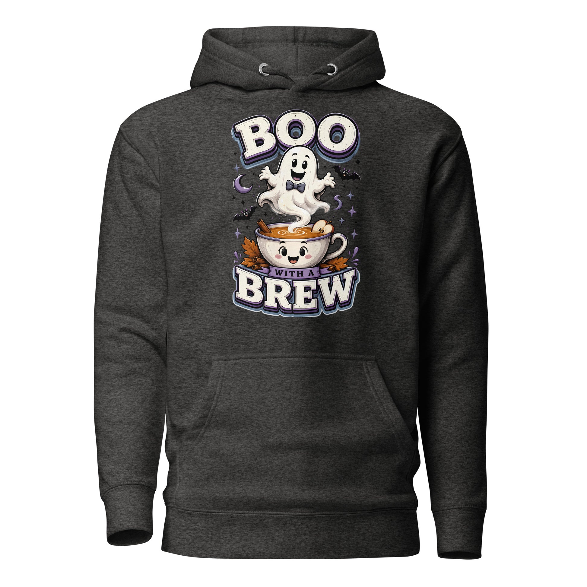 Boo With A Brew Cozy Horror Mystery Unisex Hoodie by printfluence.net