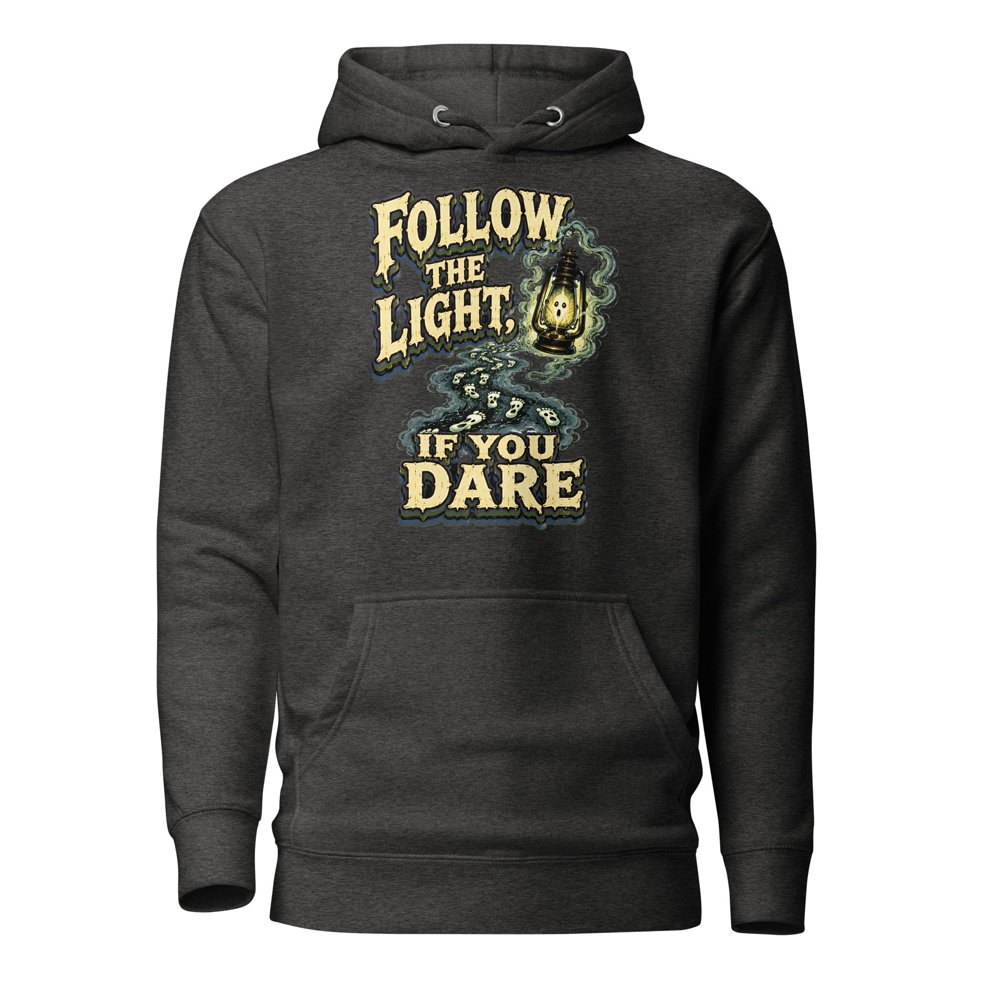 Follow The Light | Premium Horror Mystery Unisex Hoodie by printfluence.net