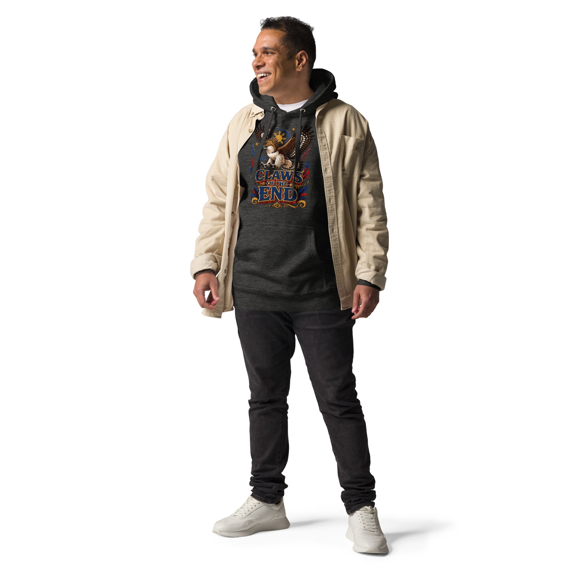 Philippine Eagle Claws Of The End Unisex Hoodie by printfluence.net