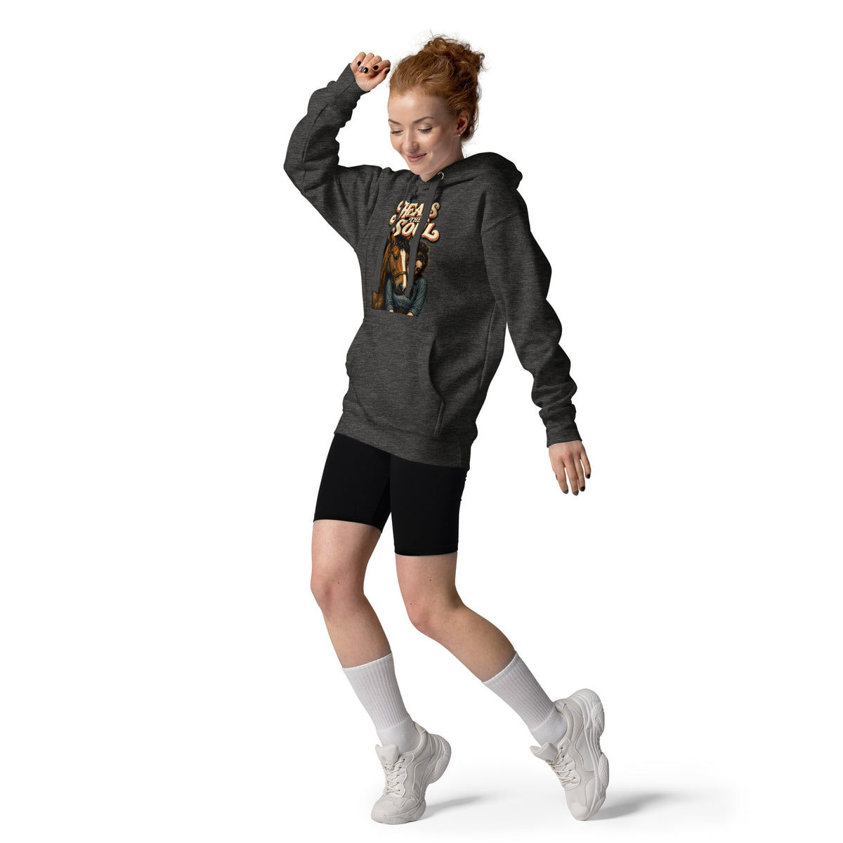 Heals The Soul Horse Classic Unisex Hoodie - Horse Lovers Edition H-1 by printfluence.net