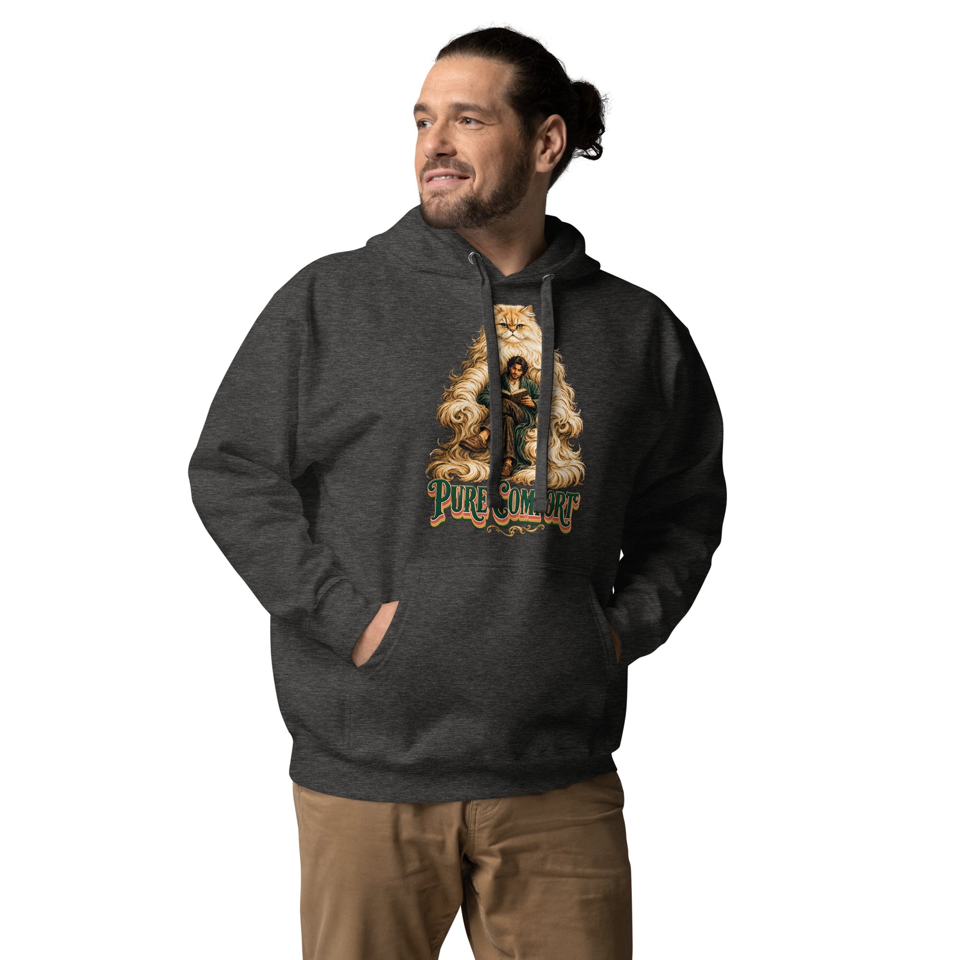 Cat Lovers Premium Pullover Hoodie Pure Comfort by printfluence.net