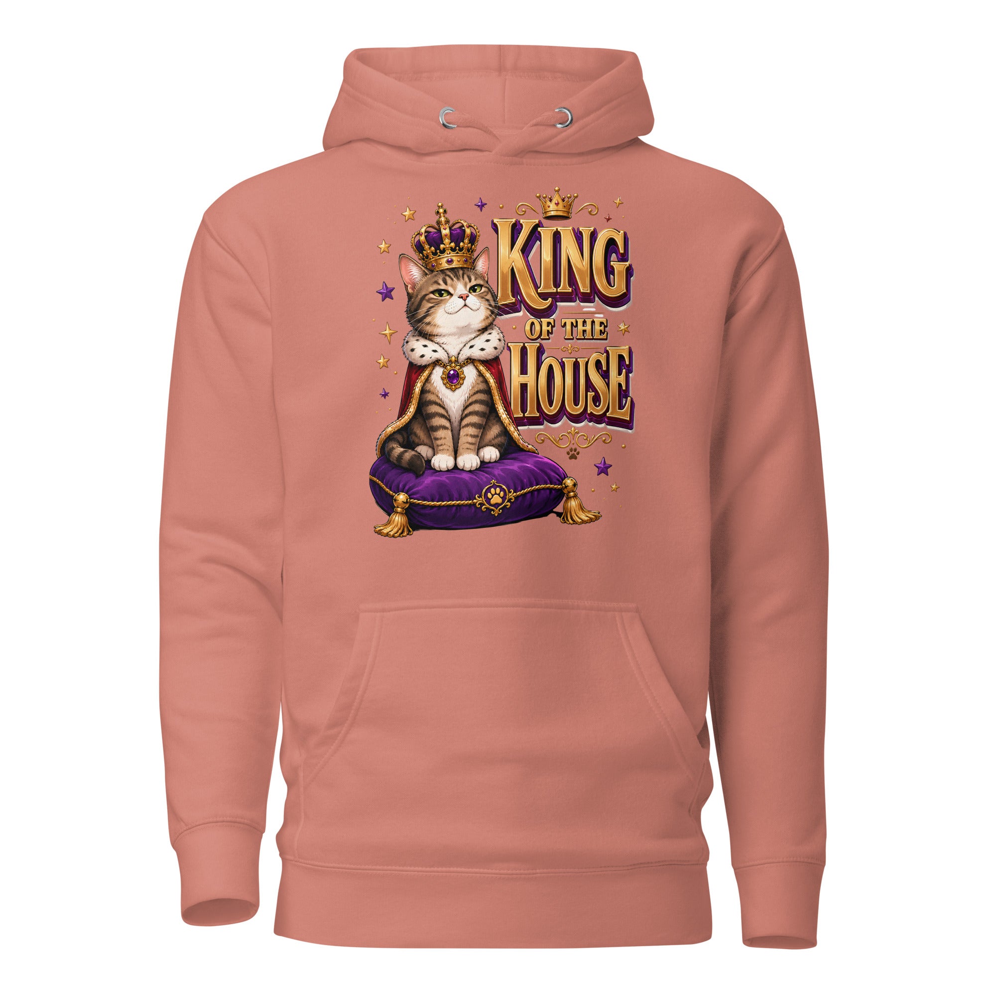 Elite King Of The House - Premium Luxury Hoodie for Cat Lovers by printfluence.net