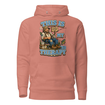 Fishing Is My Therapy - Ultimate Relaxation Unisex Hoodie by printfluence.net