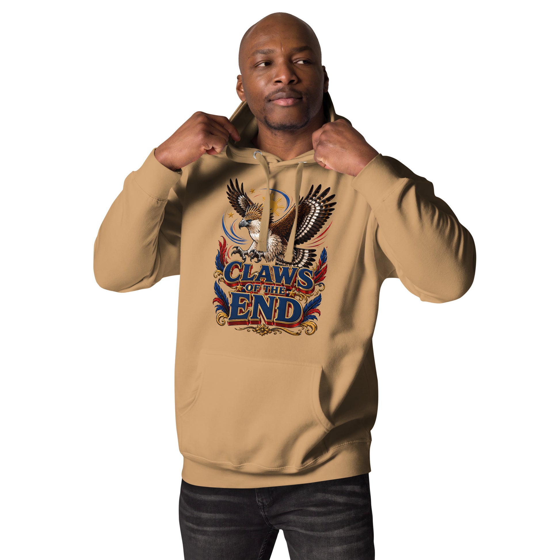 Philippine Eagle Claws Of The End Unisex Hoodie by printfluence.net
