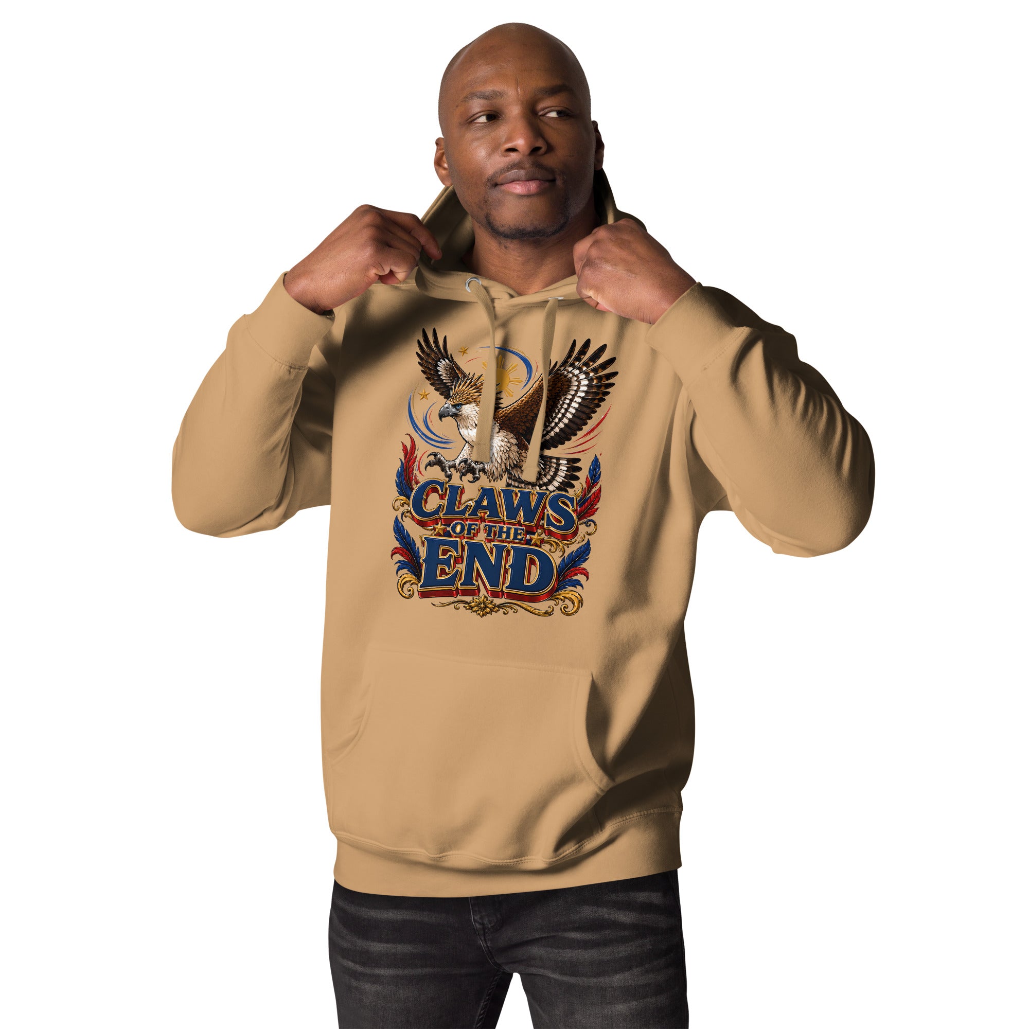 Philippine Eagle Claws Of The End Unisex Hoodie by printfluence.net