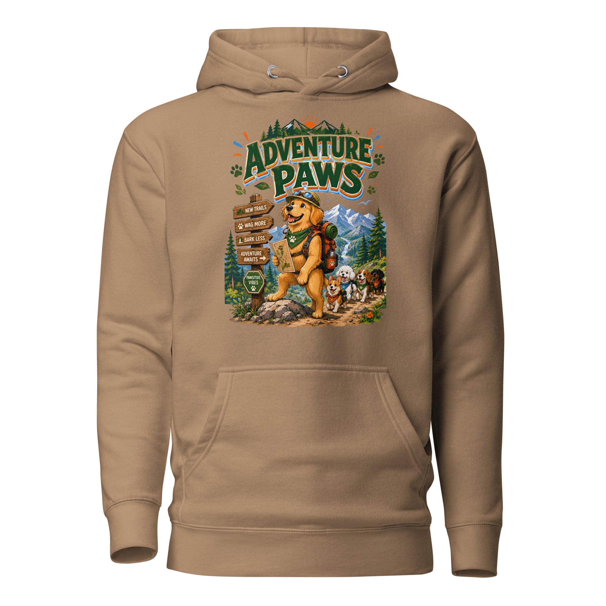 Elite Adventure Paws - Premium Luxury Hiking Hoodie for Dog Lovers by printfluence.net