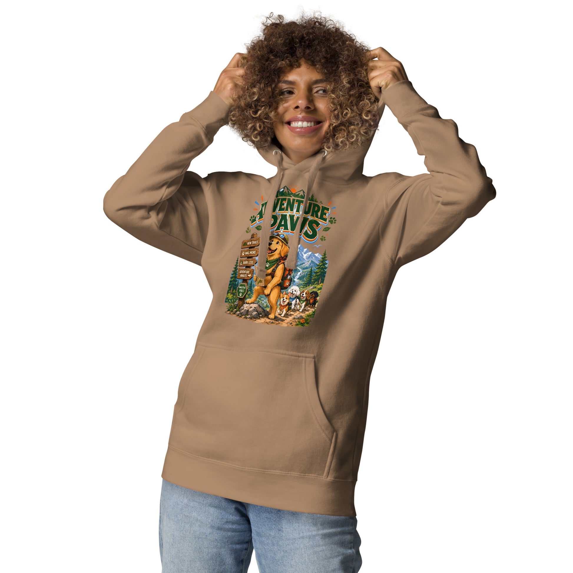 Elite Adventure Paws - Premium Luxury Hiking Hoodie for Dog Lovers by printfluence.net