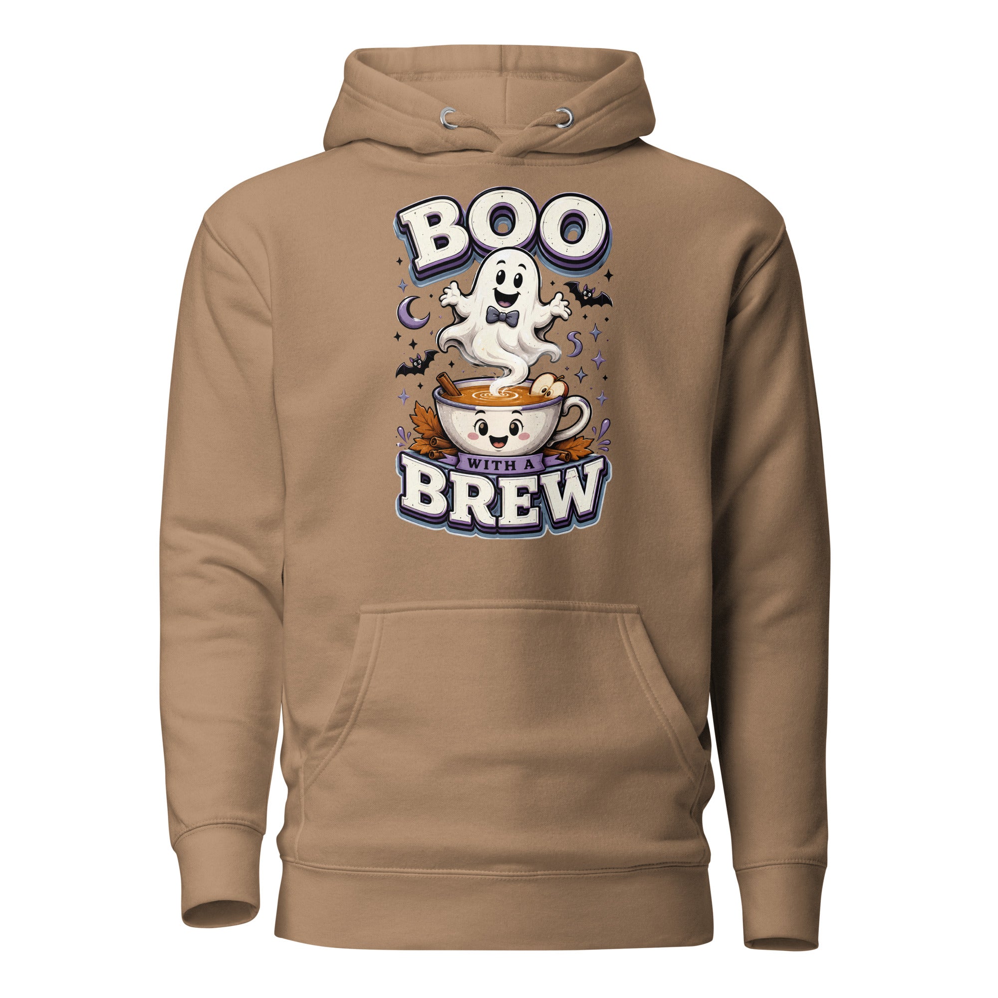 Boo With A Brew Cozy Horror Mystery Unisex Hoodie by printfluence.net