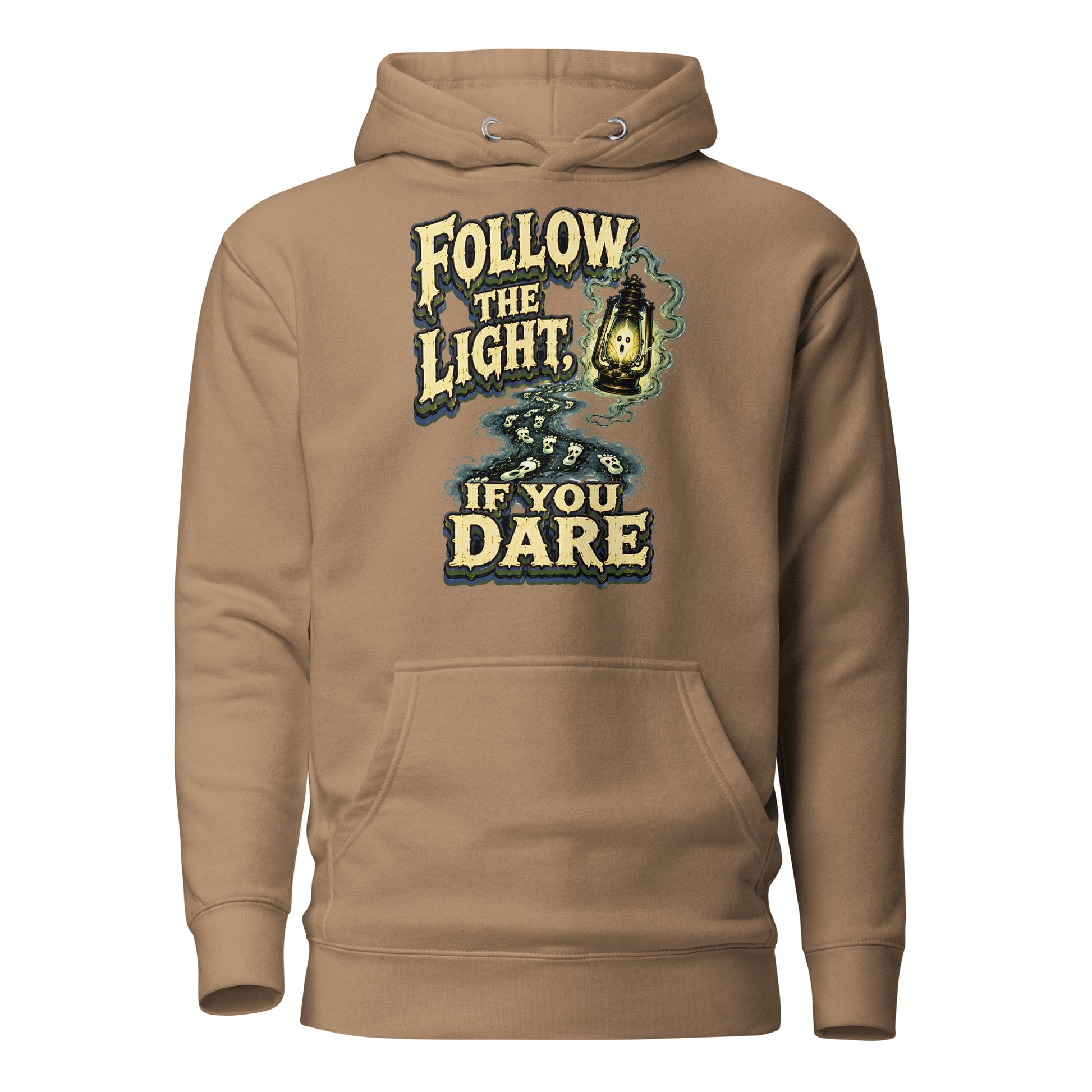 Follow The Light | Premium Horror Mystery Unisex Hoodie by printfluence.net