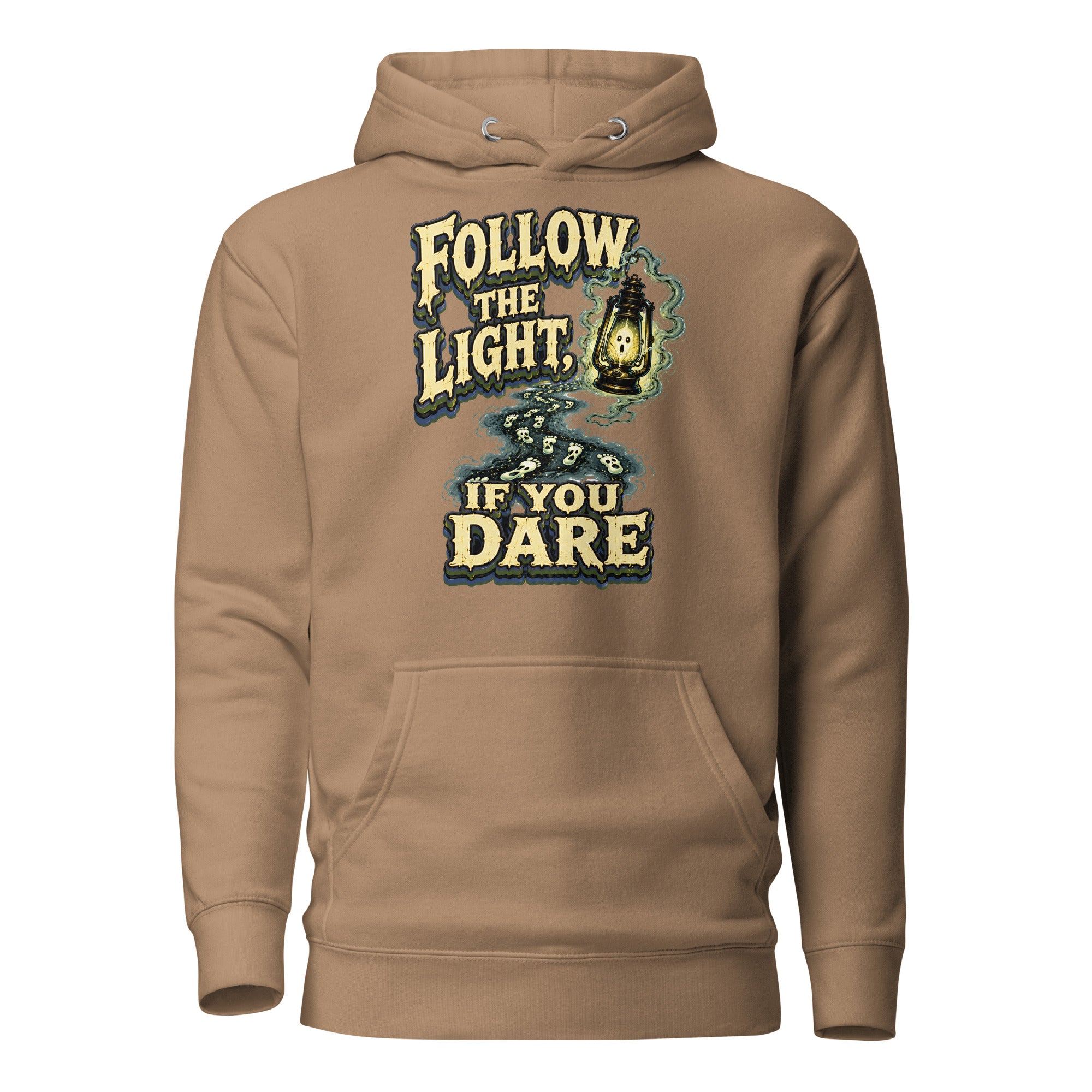 Follow The Light | Premium Horror Mystery Unisex Hoodie by printfluence.net