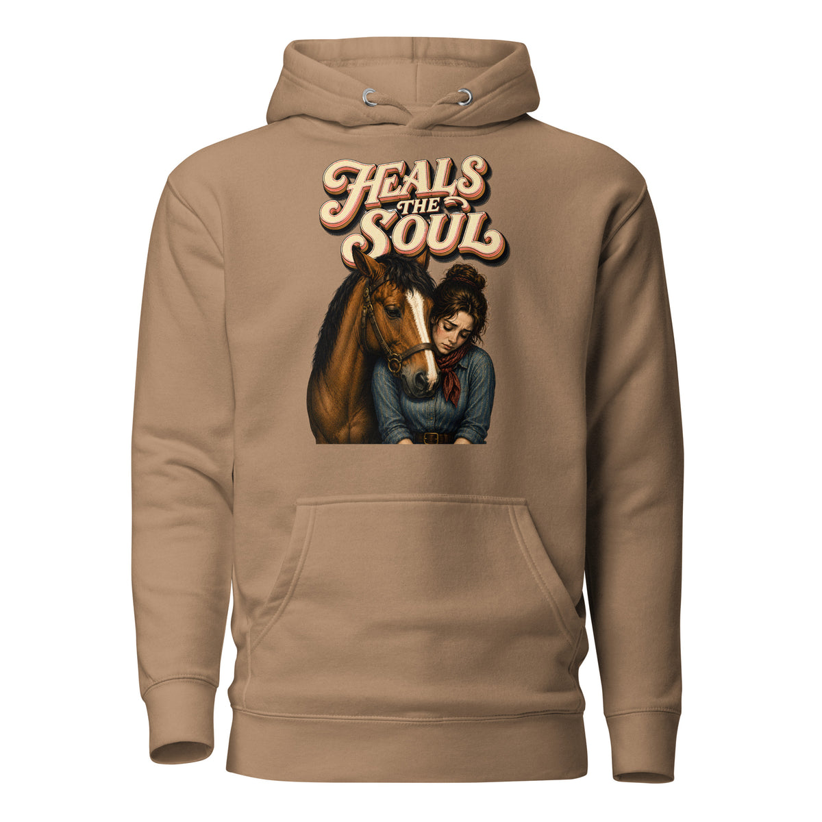 Heals The Soul Horse Classic Unisex Hoodie - Horse Lovers Edition H-1 by printfluence.net