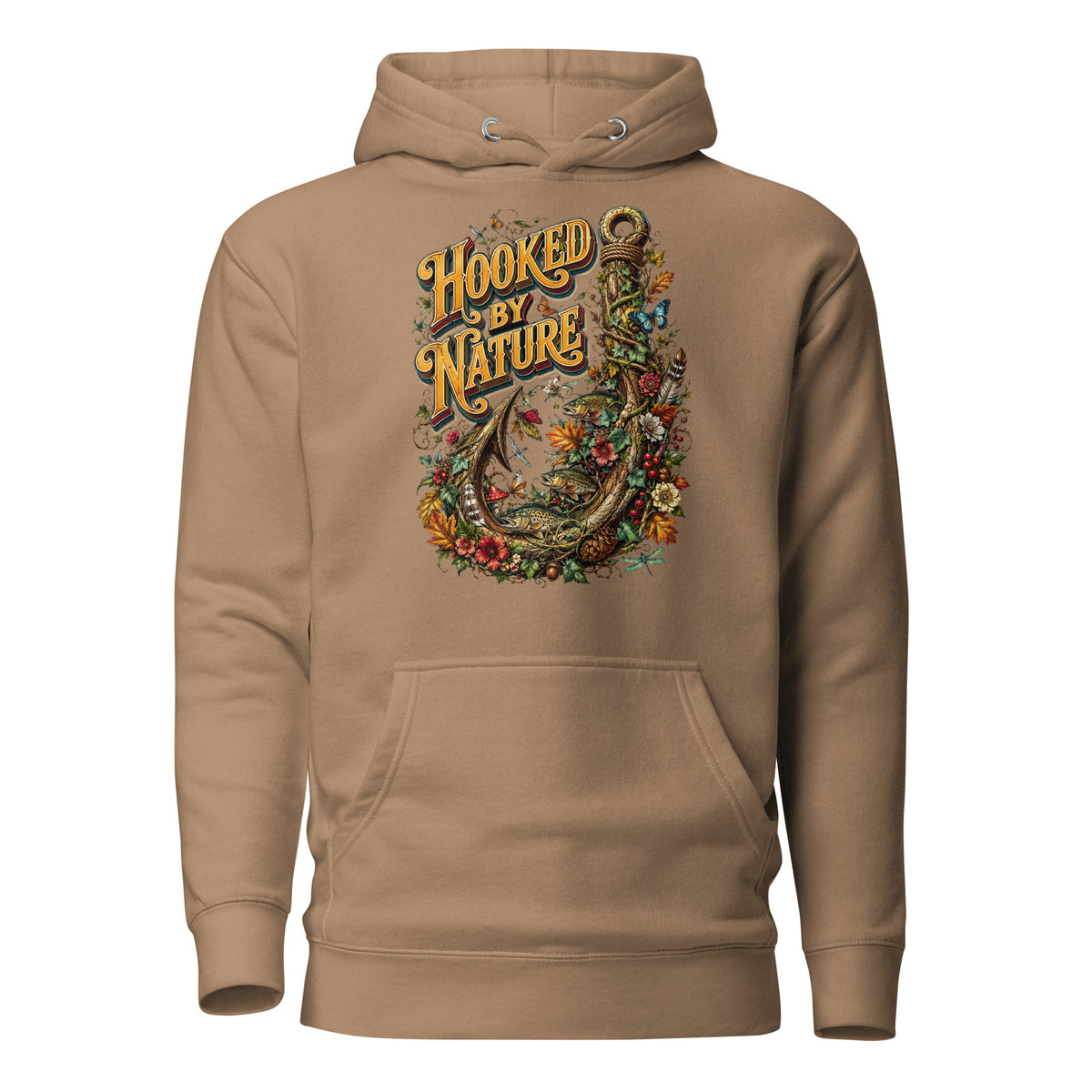 Fishing Lovers | Unisex Premium Pullover Hoodie — Hooked By Nature by printfluence