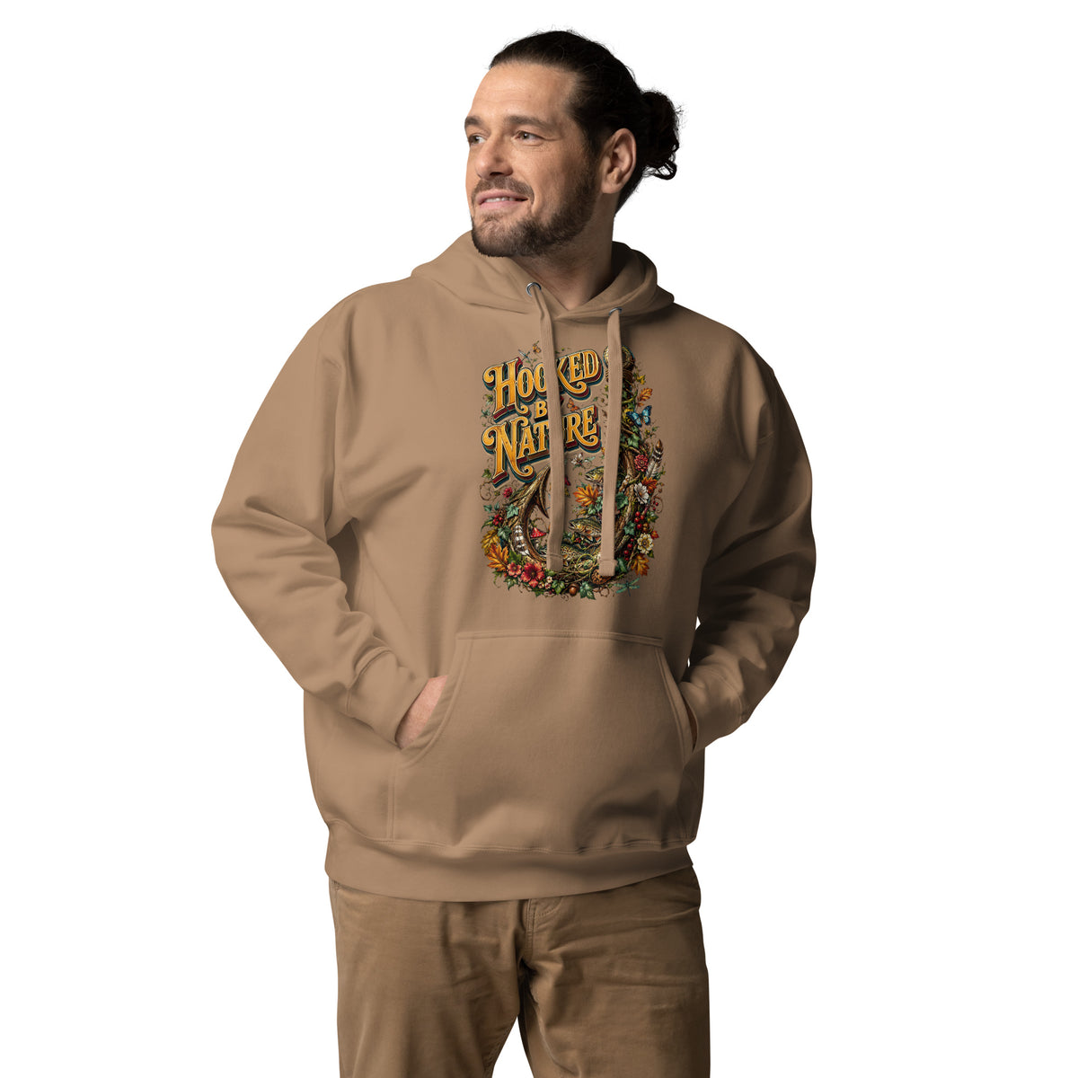 Fishing Lovers | Unisex Premium Pullover Hoodie — Hooked By Nature by printfluence