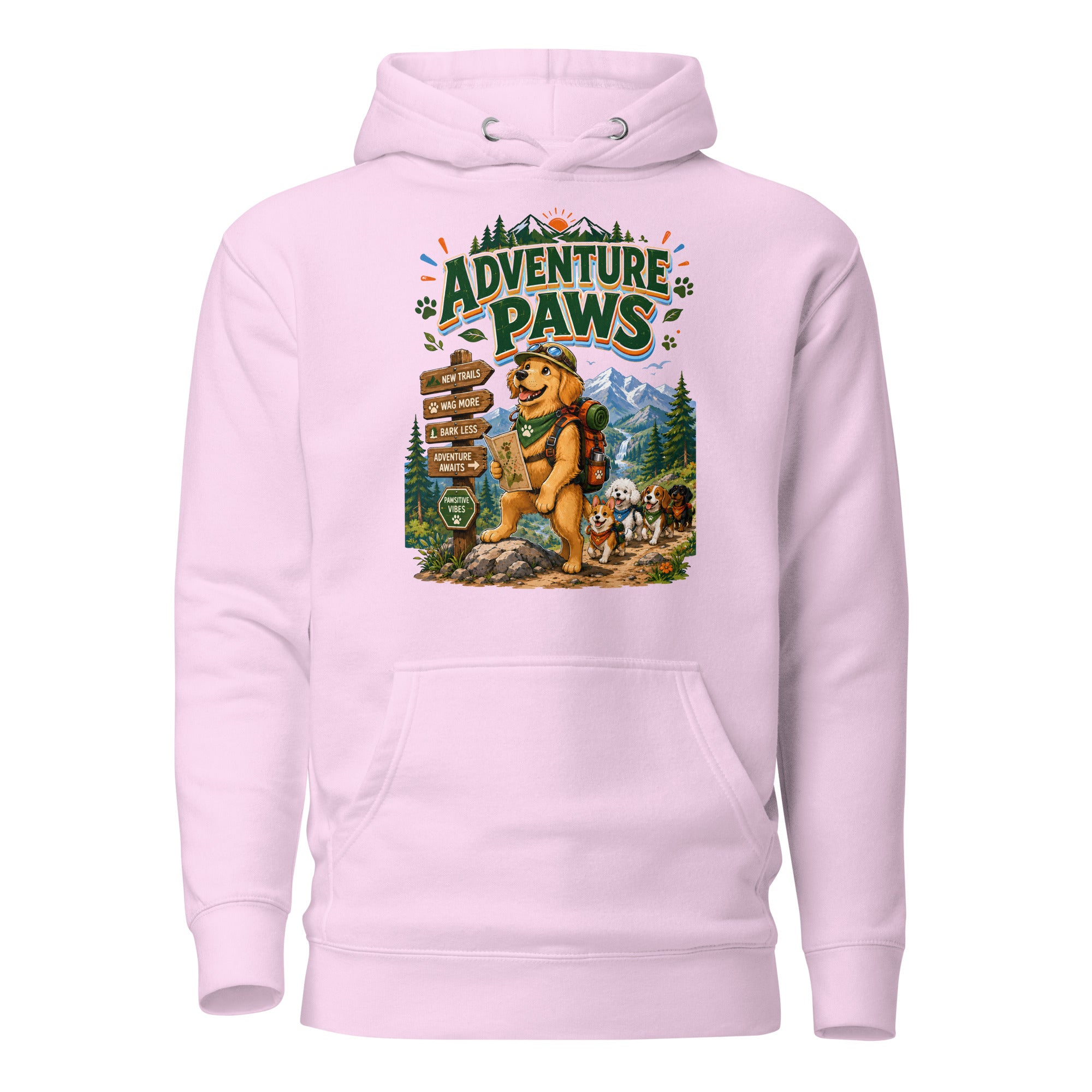 Elite Adventure Paws - Premium Luxury Hiking Hoodie for Dog Lovers by printfluence.net
