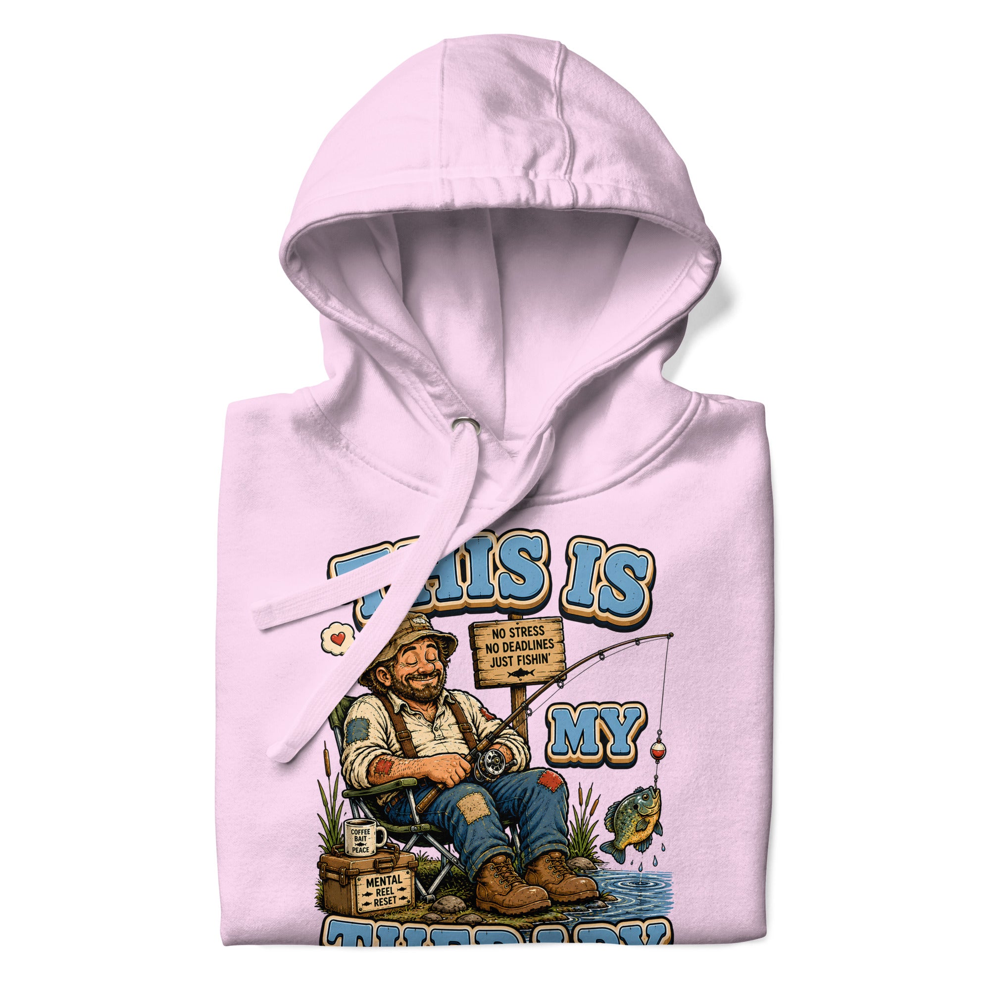 Fishing Is My Therapy - Ultimate Relaxation Unisex Hoodie by printfluence.net