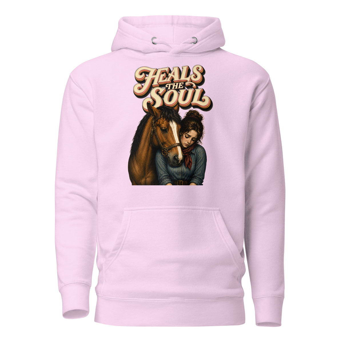 Heals The Soul Horse Classic Unisex Hoodie - Horse Lovers Edition H-1 by printfluence.net