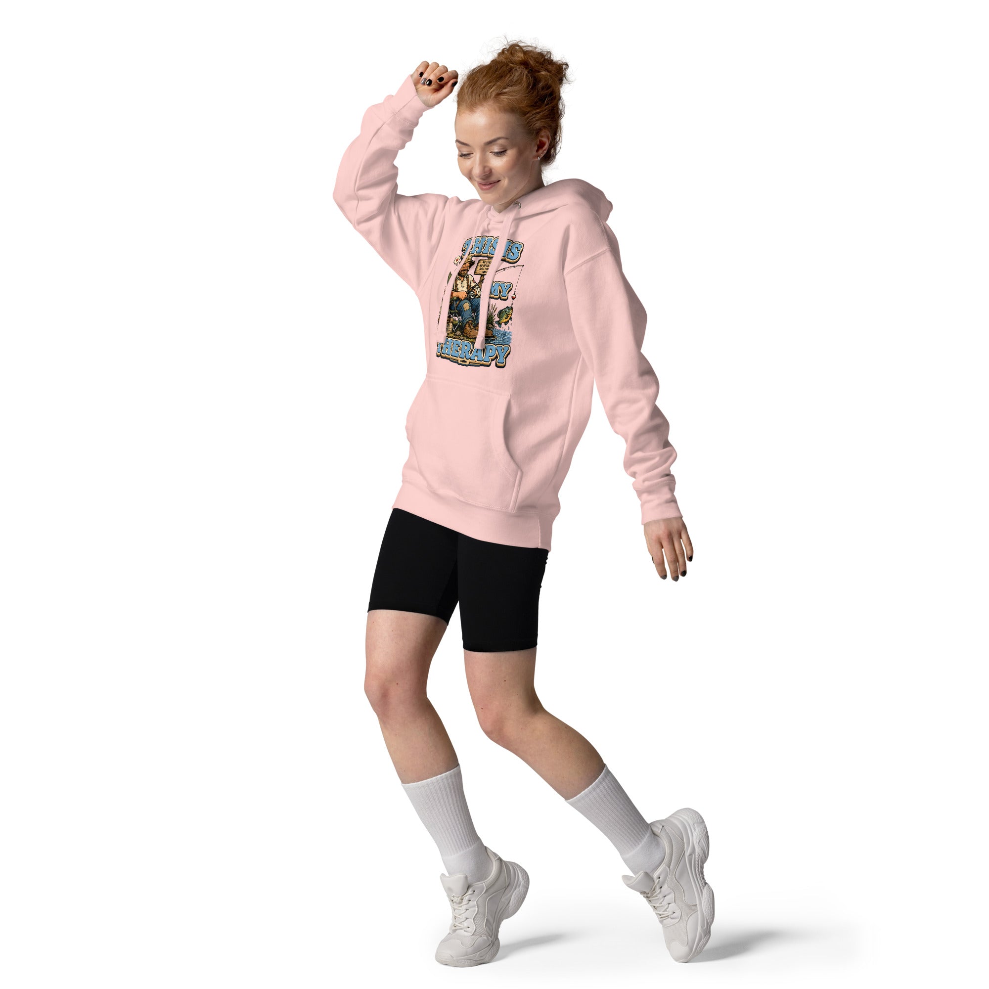 Fishing Is My Therapy - Ultimate Relaxation Unisex Hoodie by printfluence.net