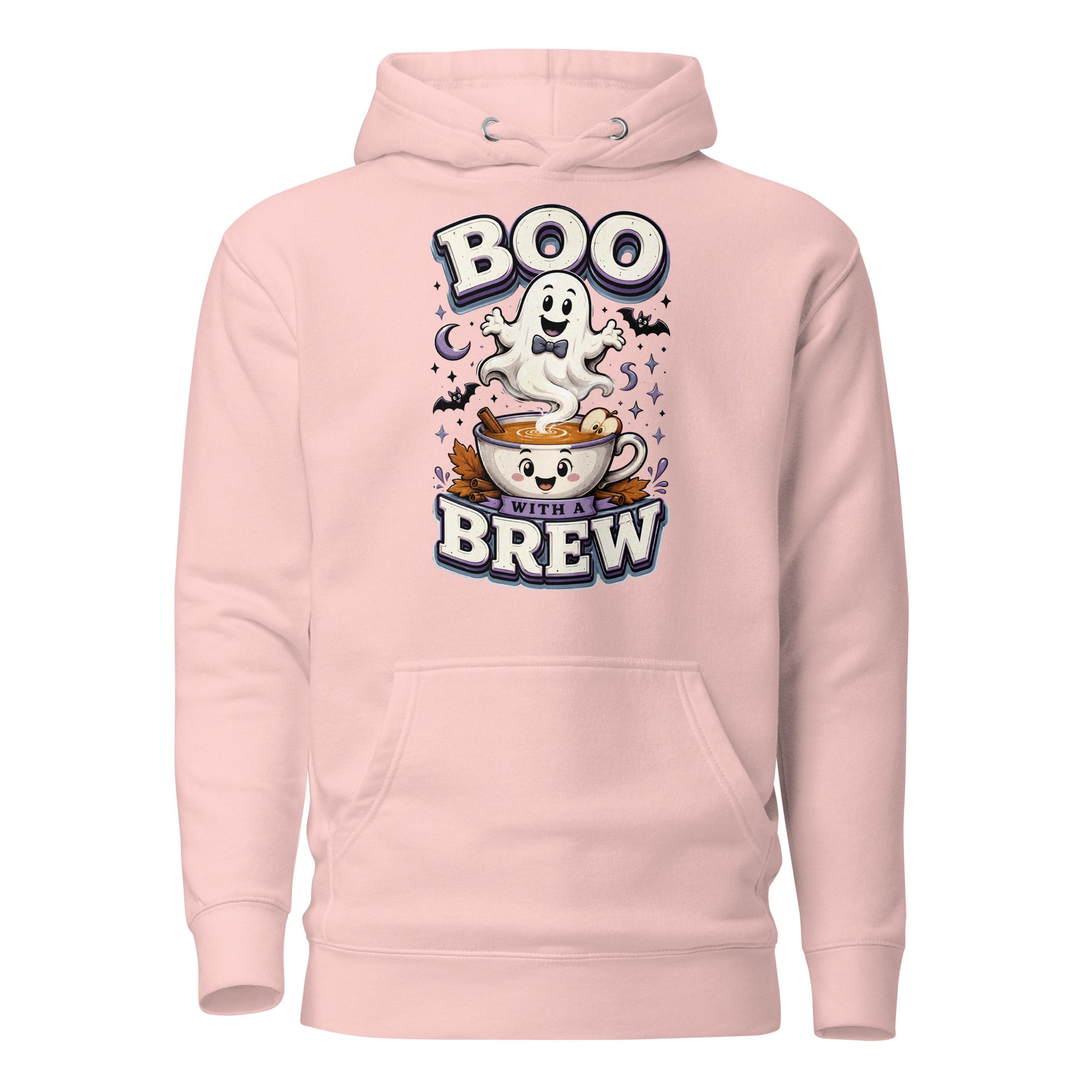 Boo With A Brew Cozy Horror Mystery Unisex Hoodie by printfluence.net