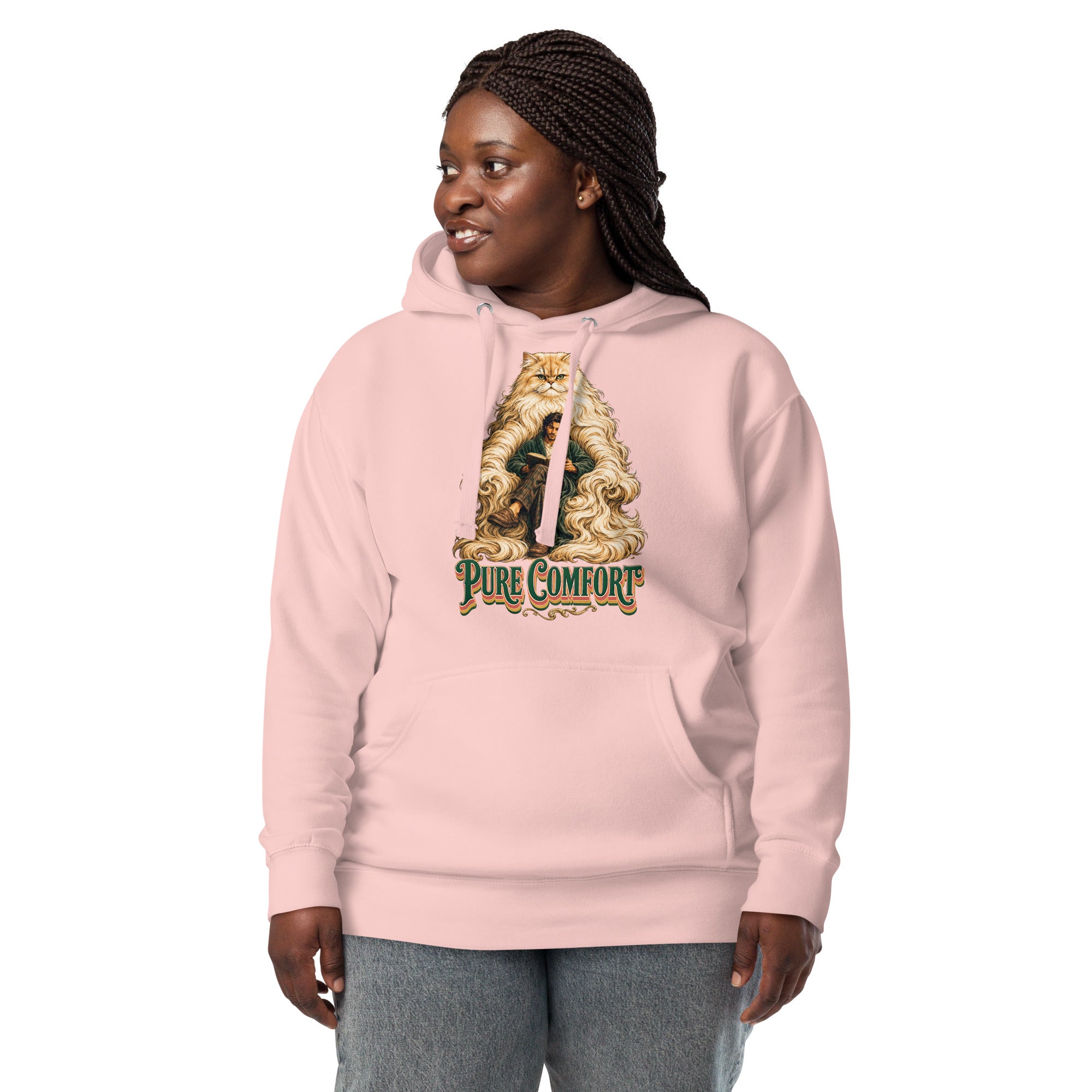 Cat Lovers Premium Pullover Hoodie Pure Comfort by printfluence.net